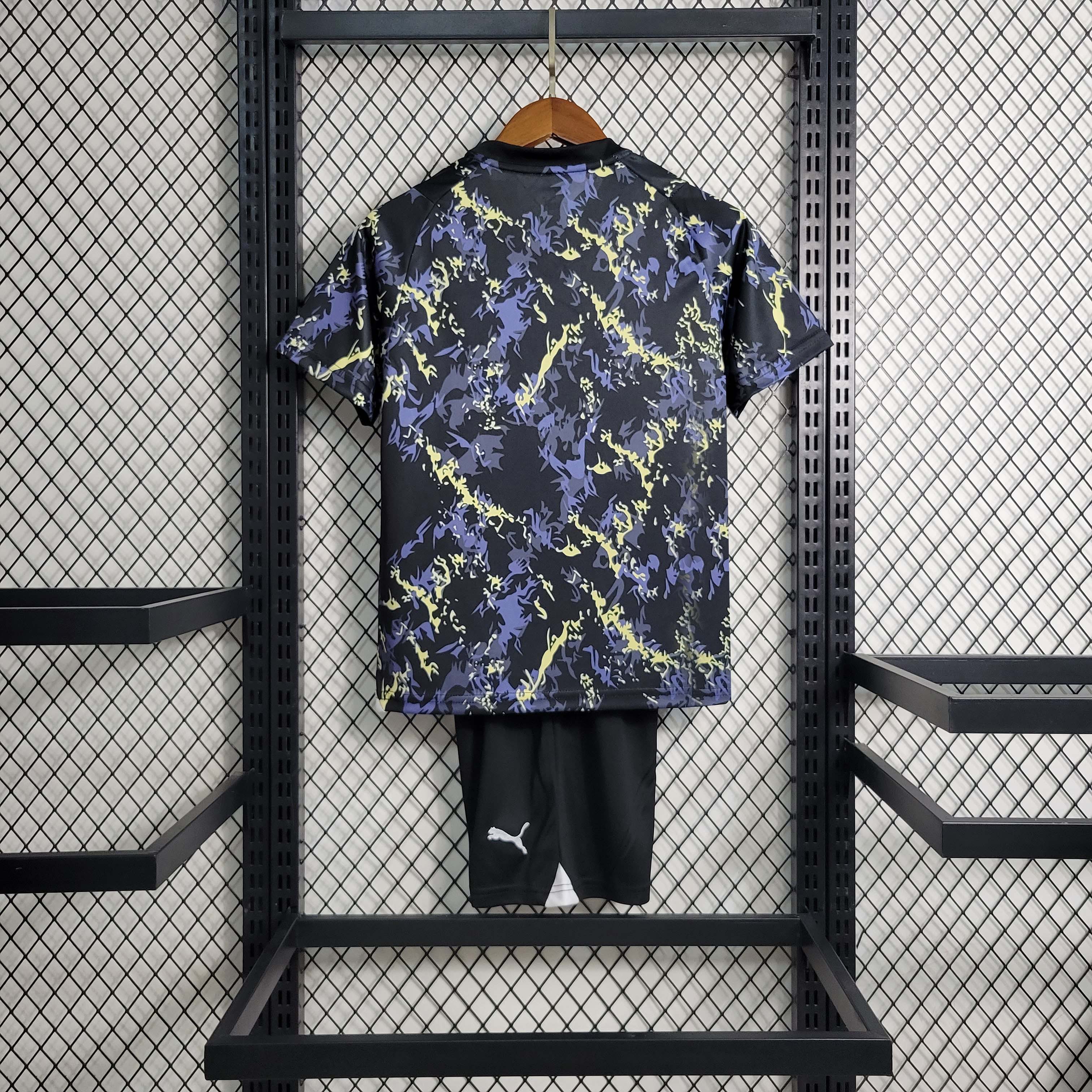 2023/2024 Manchester City Special Edition Black Football Shirt 1:1 Thai Quality Kids Size