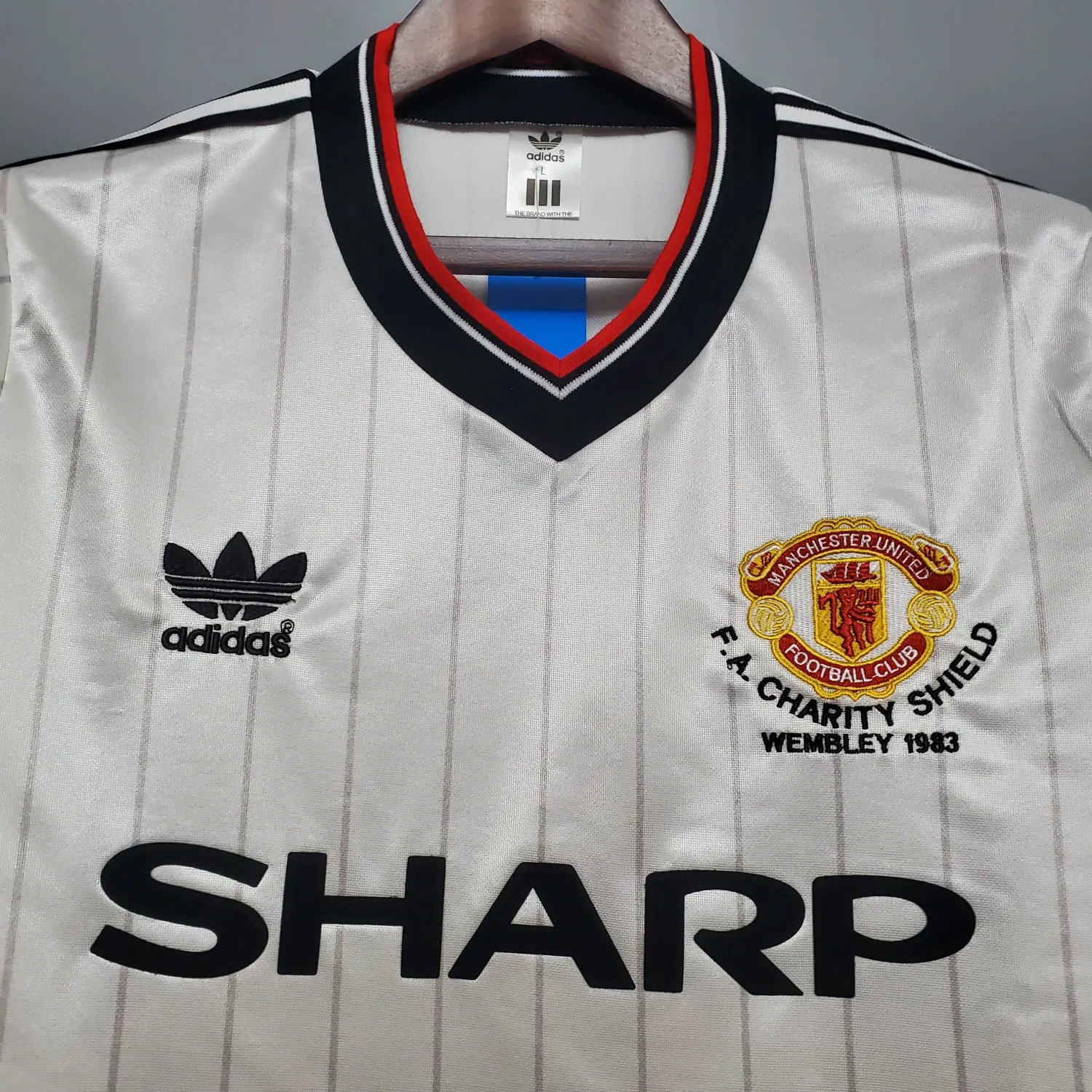 1983 Manchester United away retro jersey-Fans