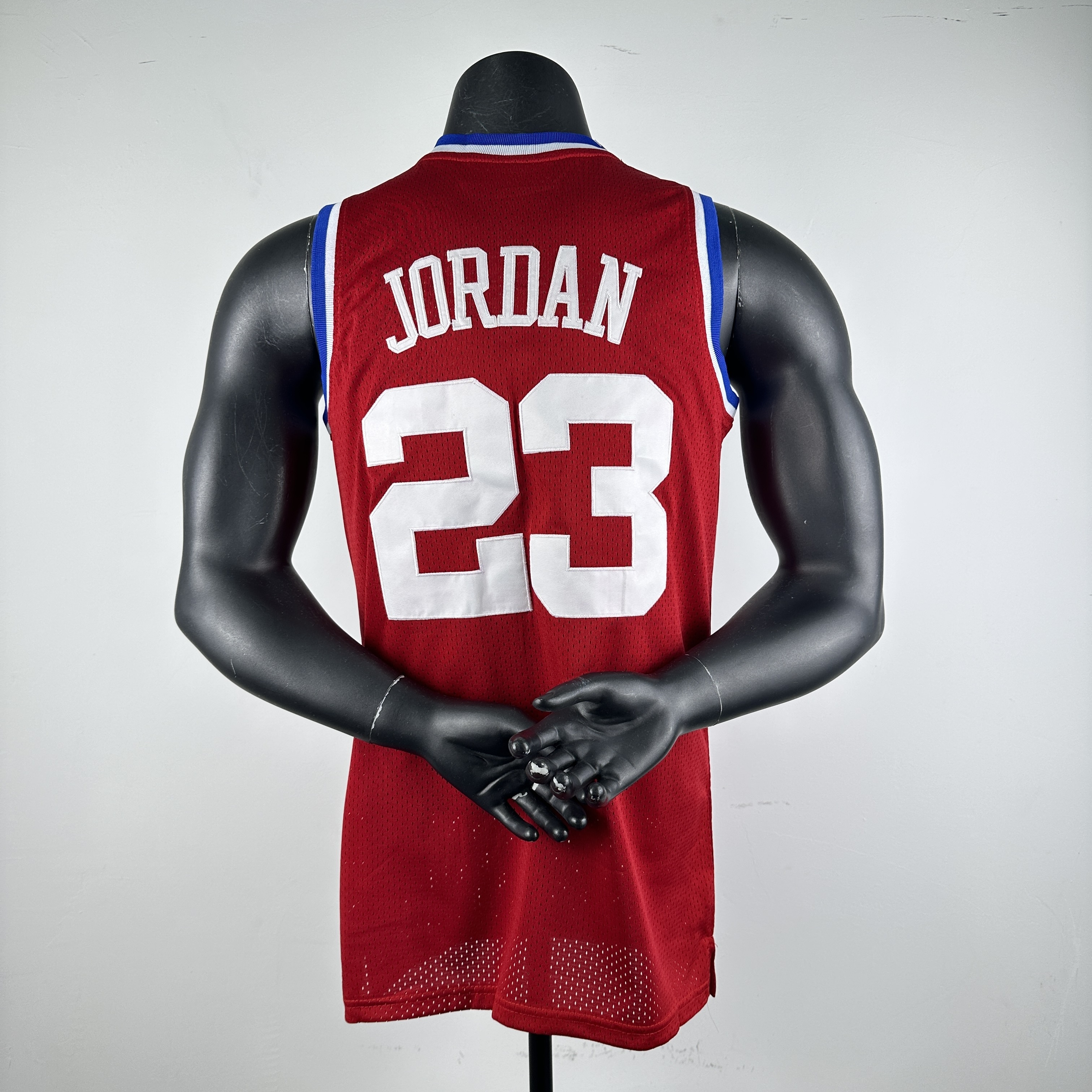 Embroidered MN Retro Jersey All-Star 2003 Season Red No. 23 Jordan
