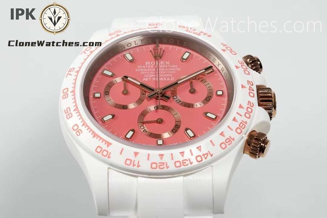 Modified Super Clone Watches 1:1 AET Rolex Daytona Full Ceramic SAKURA 4130 Movement