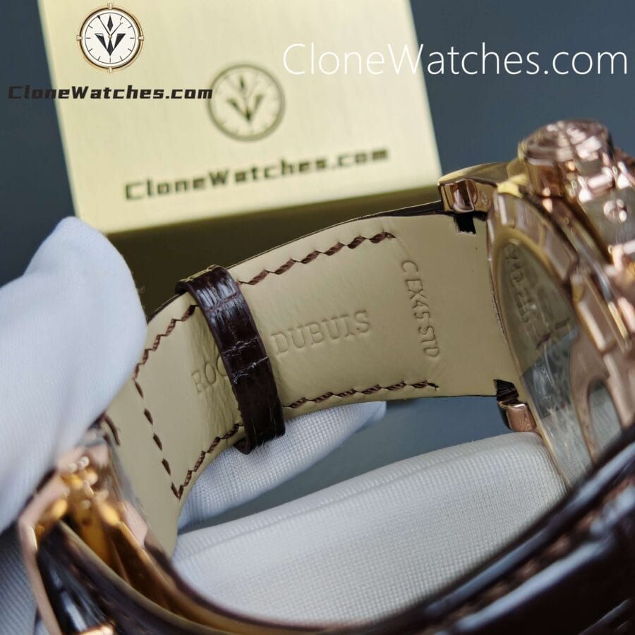 Roger Dubuis Super Clone Watches 1:1 Excalibur Rose Gold RDDBEX0249 45MM