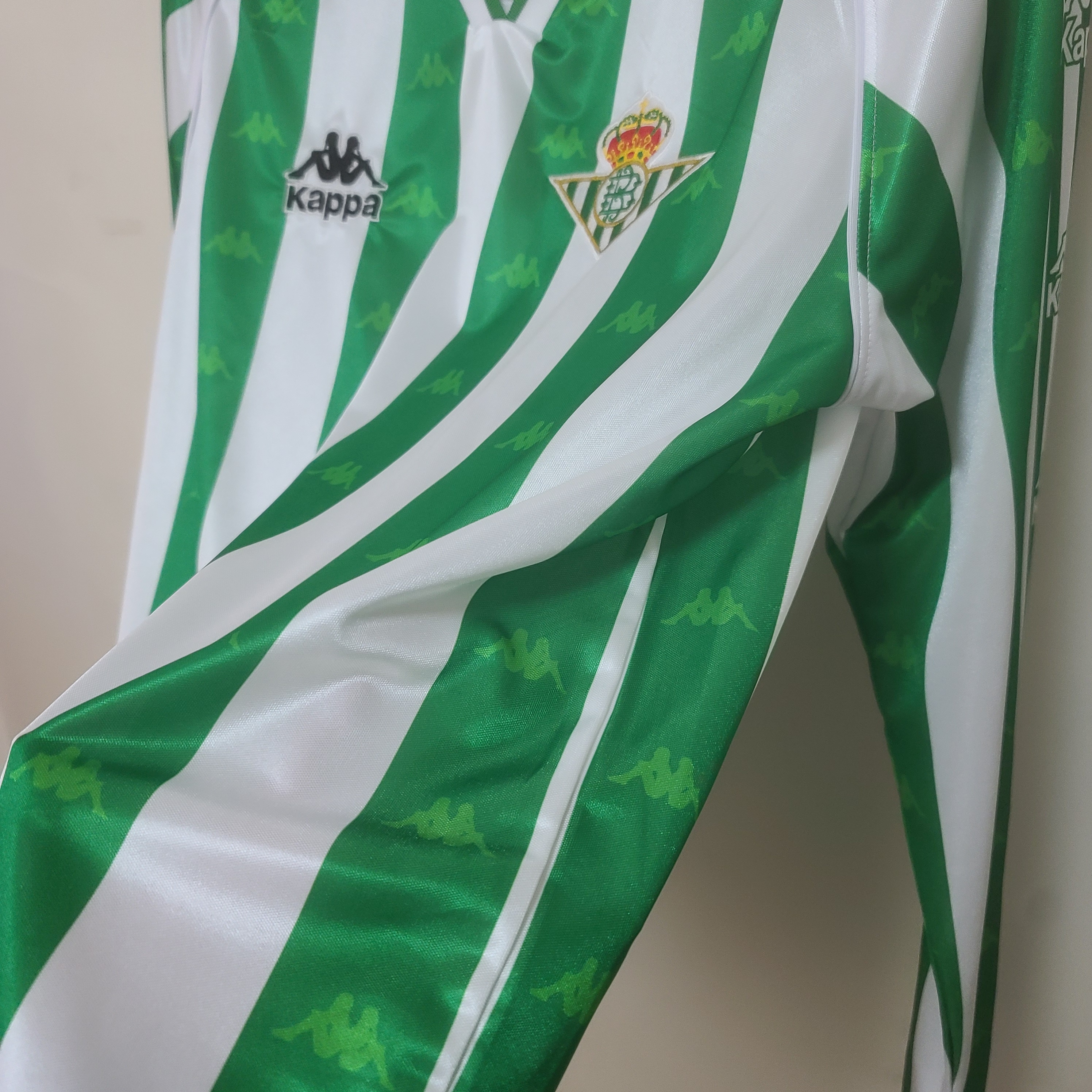 1995/97 Real Betis Home Retro Long Sleeve Shirt - Fans Edition