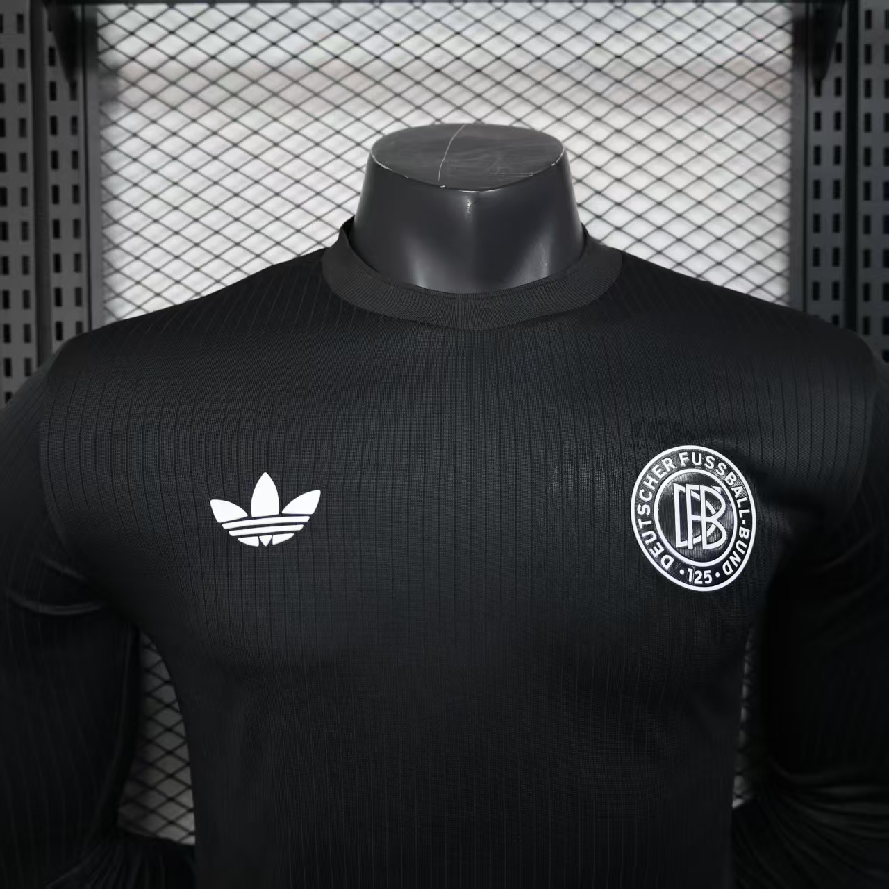 2025-26 Long Sleeve Germany Anniversary Edition Black - Jersey - Player Edition