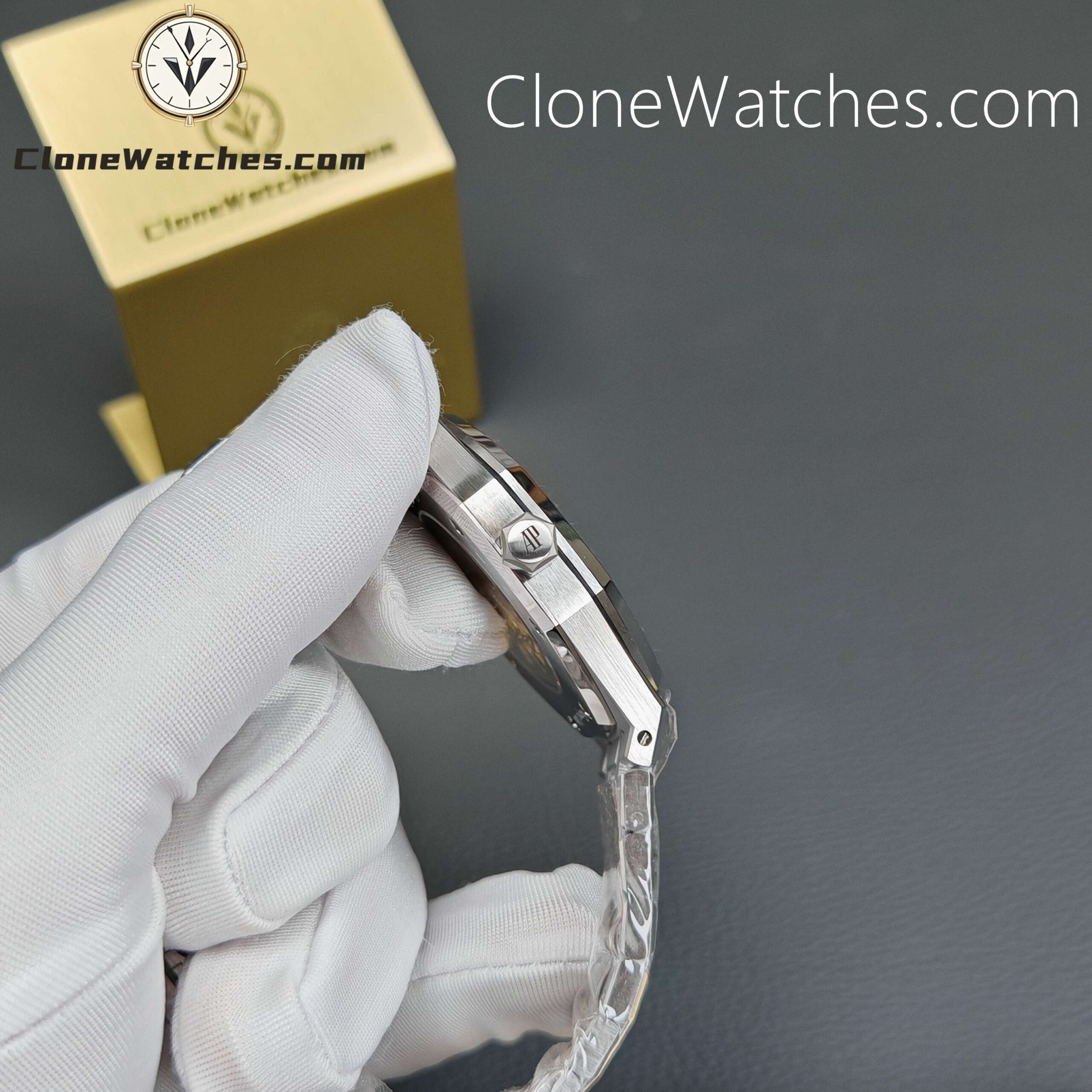 Audemars Piguet Super Clone Watches 1:1 Royal Oak Frost 15400 Grey Dial