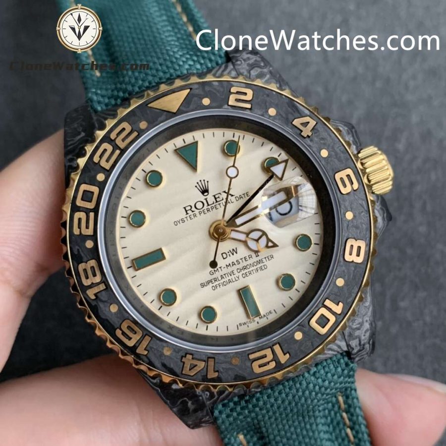 Modified Super Clone Watches 1:1 DIW Rolex GMT Master II NTPT Carbon OASIS 3285 Movement
