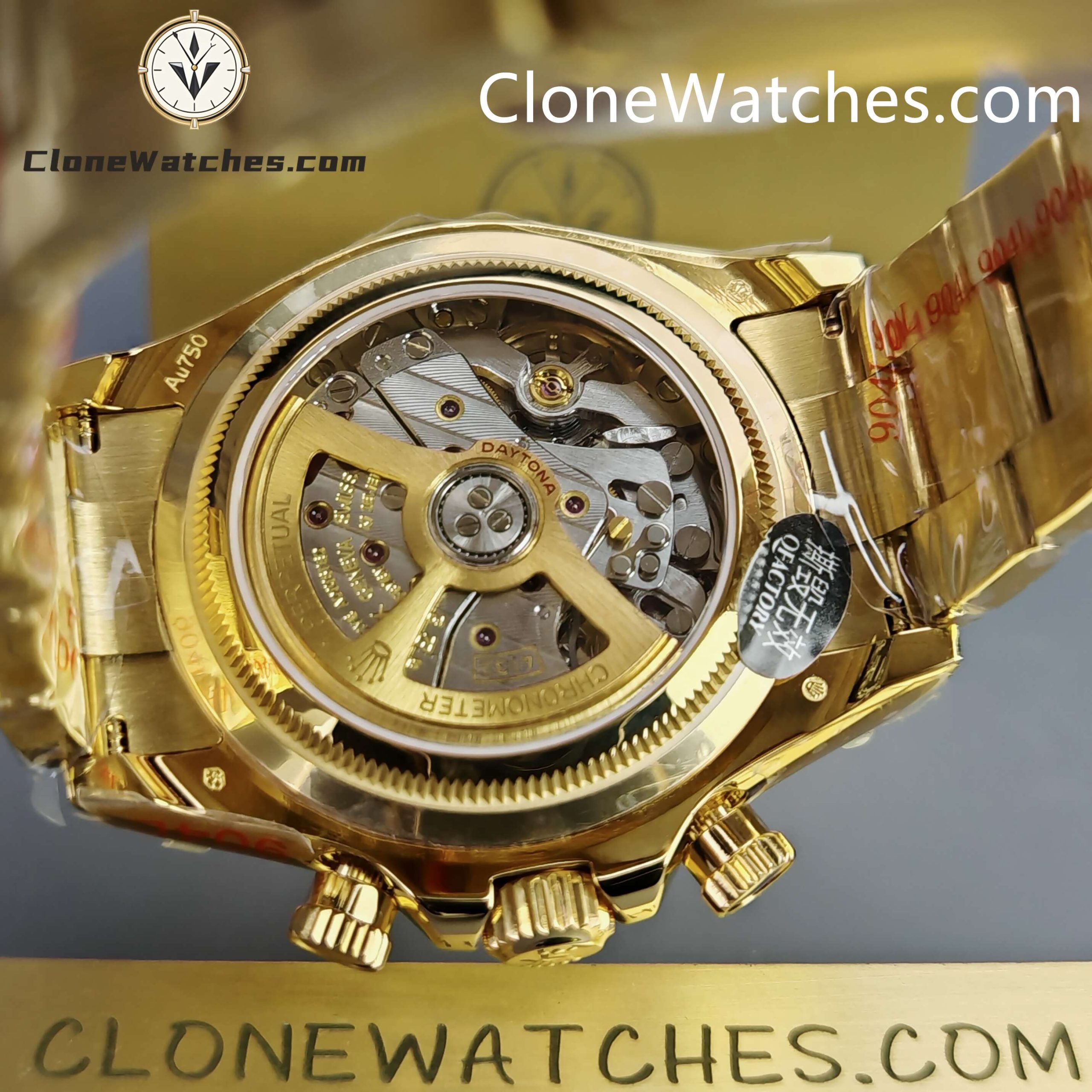 Rolex Super Clone Watches 1:1 Le Mans Daytona 100 Years Anniversary 18K Gold 4132 Movement