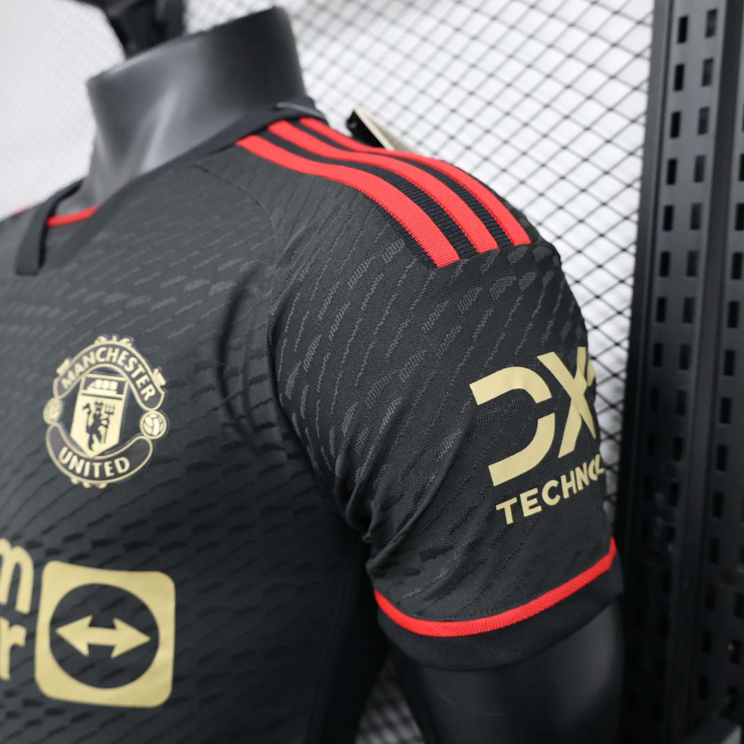 2023/2024 Player Version Manchester United Special Edition Black Football Shirt 1:1 Thai Quality
