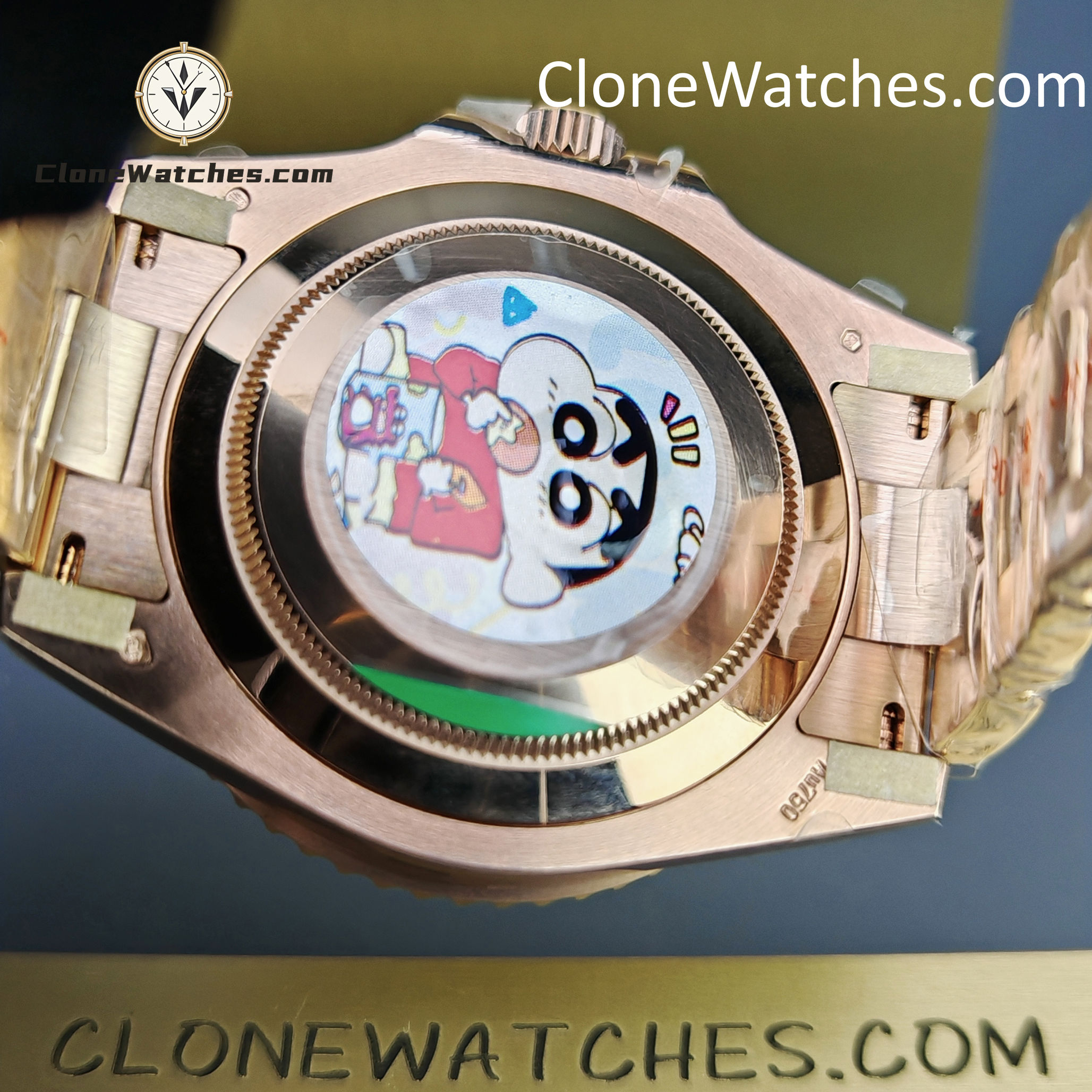Rolex Super Clone Watches 1:1 GMT-Master II Rose Gold M126715CHNR-0002 Oyster 3285 Movement