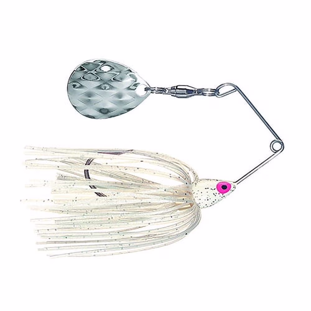 Strike King Mini-King Spinnerbait Lure 1/8oz White