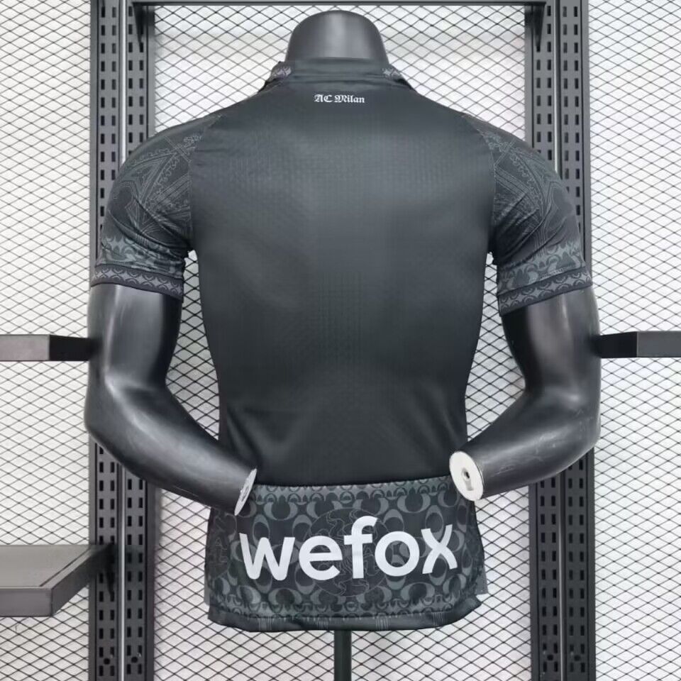 2023-2024.AC Milan fourth away joint player version jersey