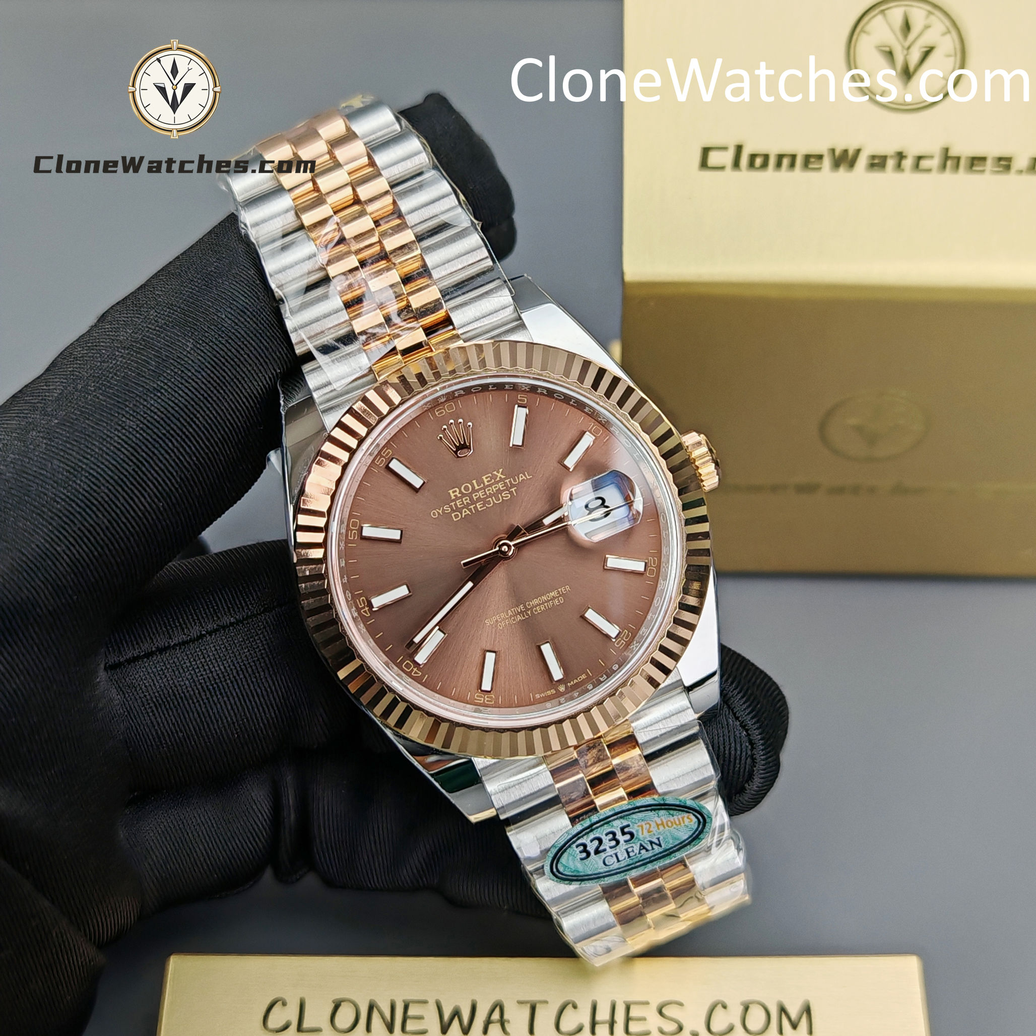 Rolex Super Clone Watch 1:1 DateJust m126331-0002 Jubilee 41MM 3235 Movement