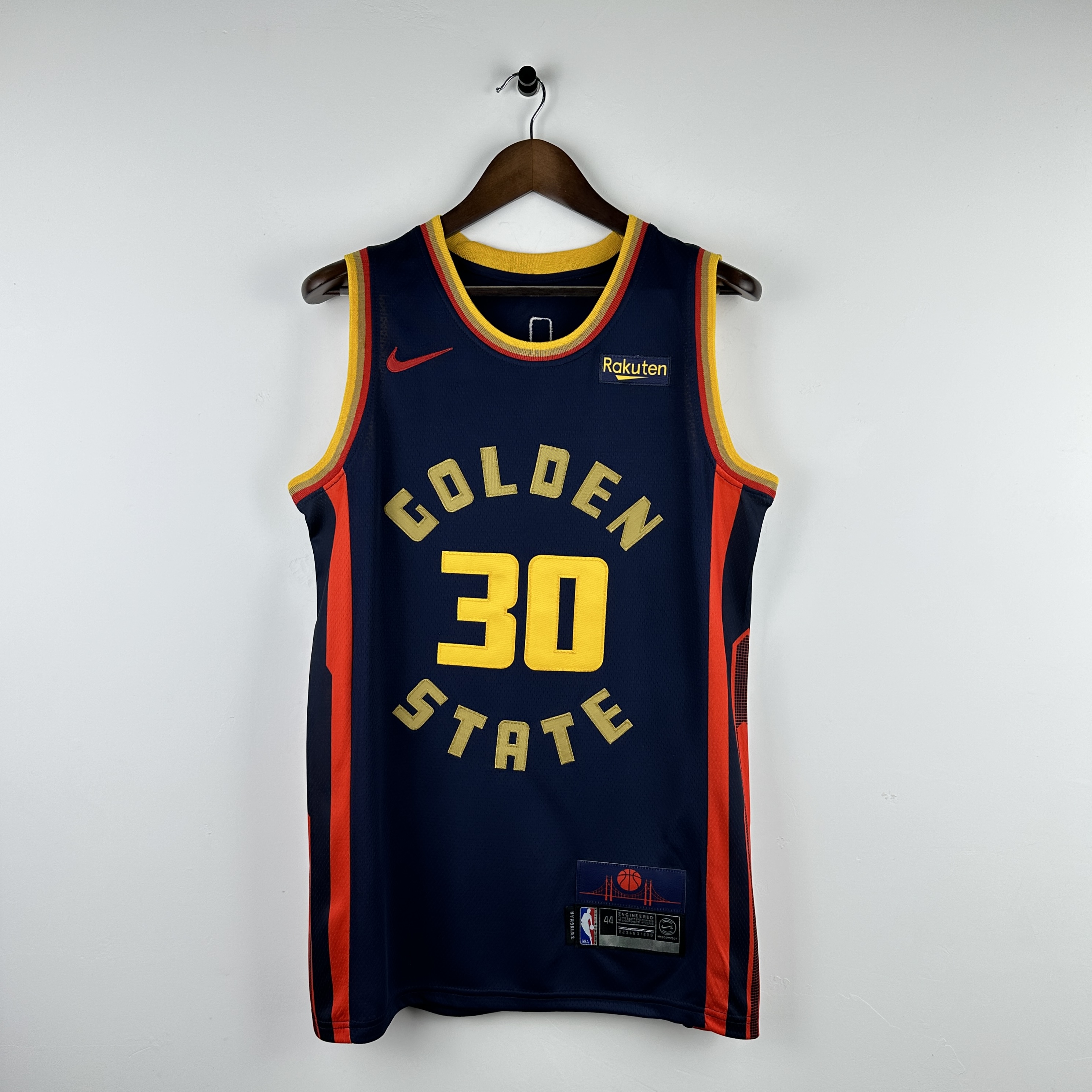 Embroidery 25th season Warriors City Edition No. 30 Curry