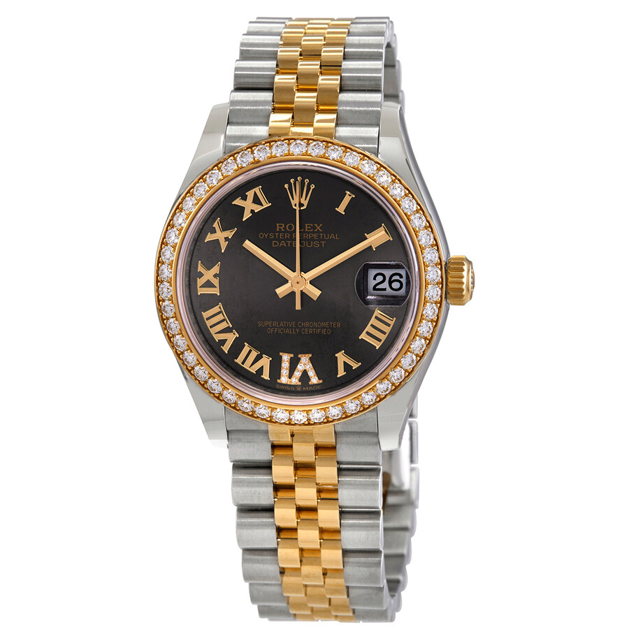 Rolex Datejust 31 Grey Dial Ladies Steel and 18kt Yellow Gold Jubilee Watch 278383GYRDJ（Lifetime free warranty+90-days replacement service & Refund!.）