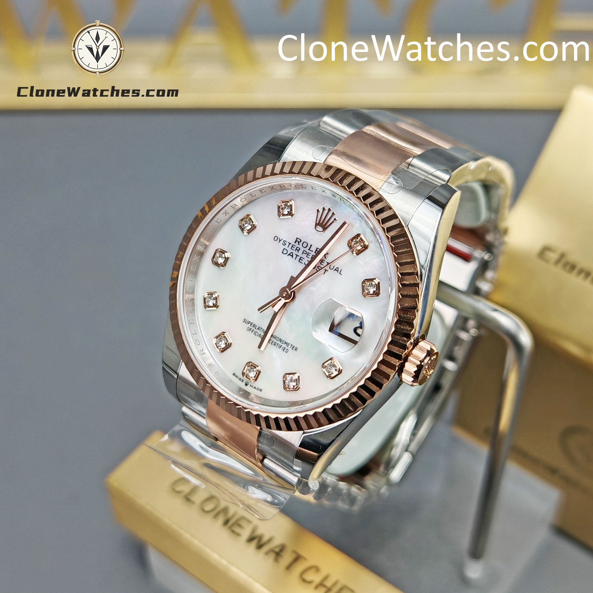 Rolex Super Clone Watch 1:1 DateJust m126231-0022 Oyster 36MM 3235 Movement