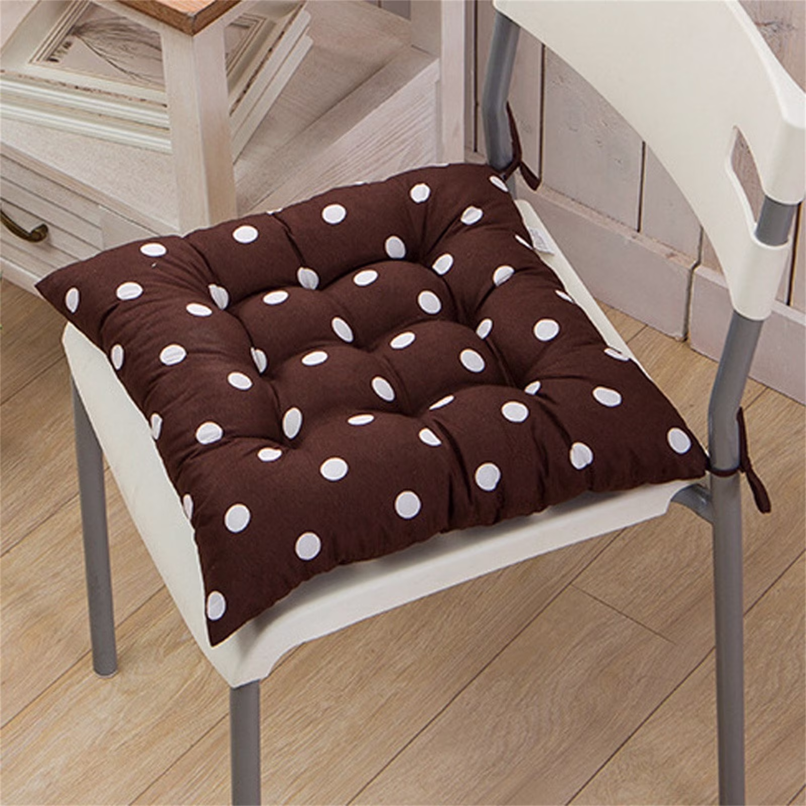RVASTEIZO Seat Cushions, Super Soft Solid Chair Seat Cushion for Garden Patio Office Indoor Outdoor Red