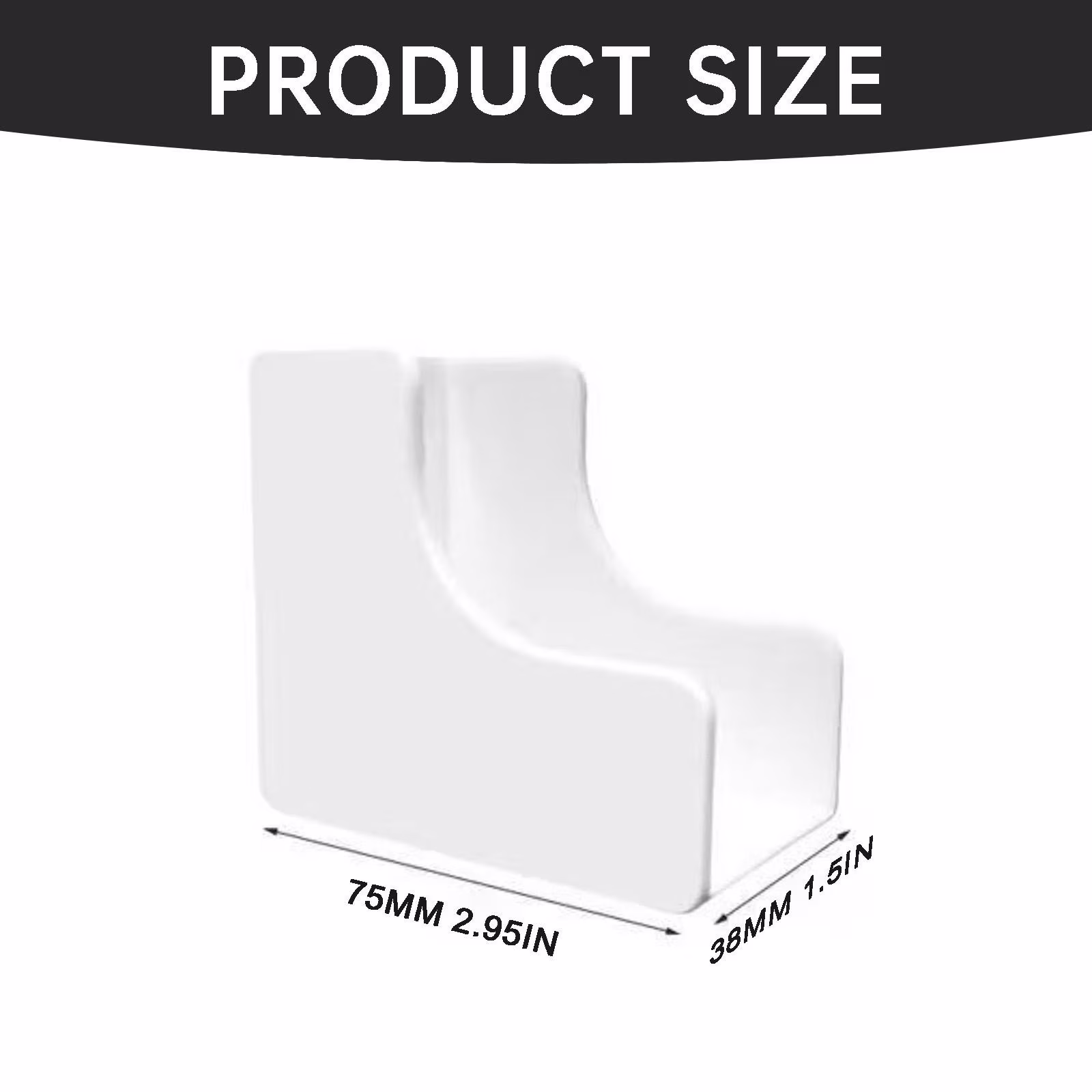 Wall-Mounted Bathroom Scale Holder – No-Drill Adjustable Bracket, 1 Set(White)