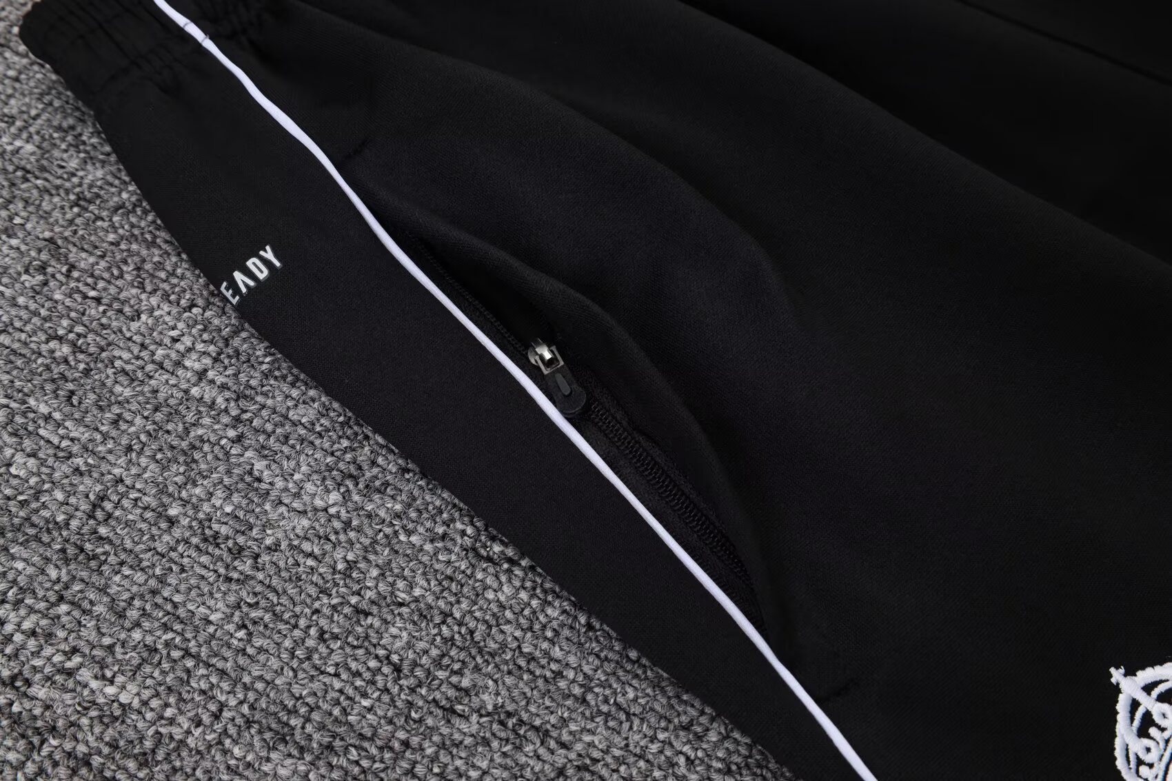 2025/26 Real Madrid Black Jacket Tracksuit