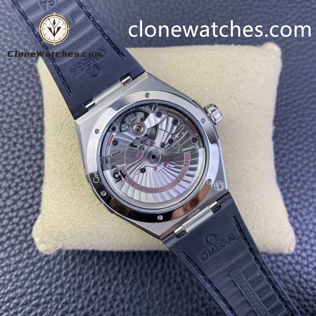 OMEGA Super Clone Watches 1:1 Constellation Steel On Rubber Strap 131.12.41.21.06.001 41mm