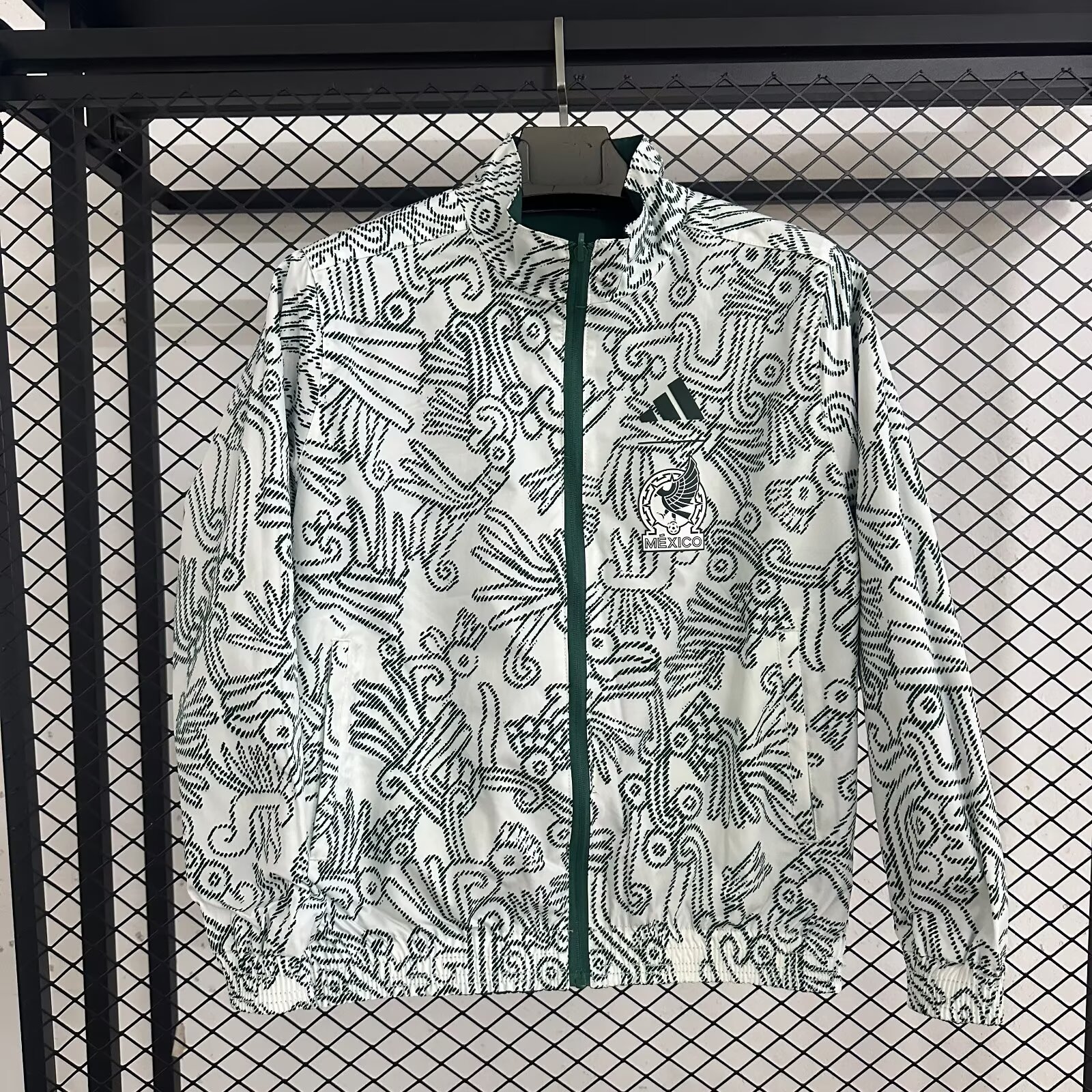 Mexican retro double-faced trench coat