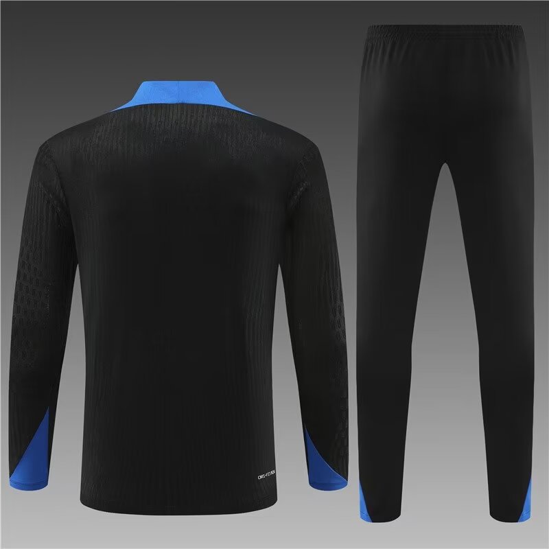 2024/25 Dutch black half-pull training clothes 1:1 Thai quality
