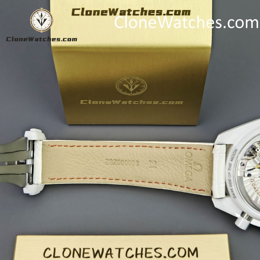OMEGA Super Clone Watches 1:1 Speedmaster Dark Side of the Moon 311.93.44.51.04.002 44.25mm White Side of the Moon