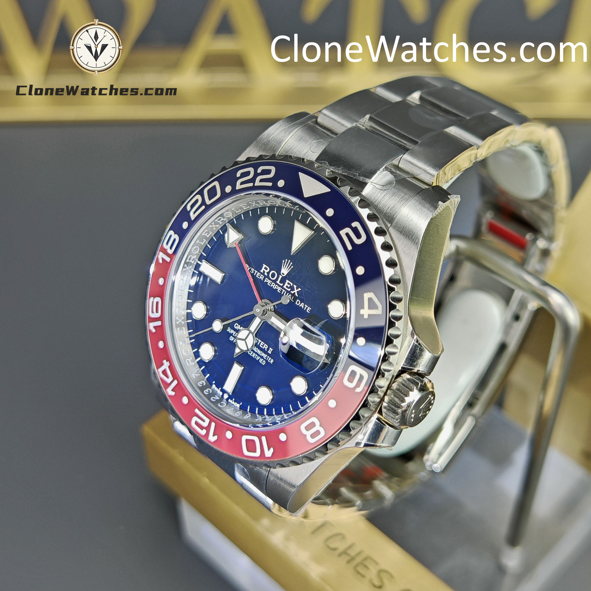 Rolex Super Clone Watches 1:1 GMT Master II m126719blro-0003 Oyster 3285 Movement
