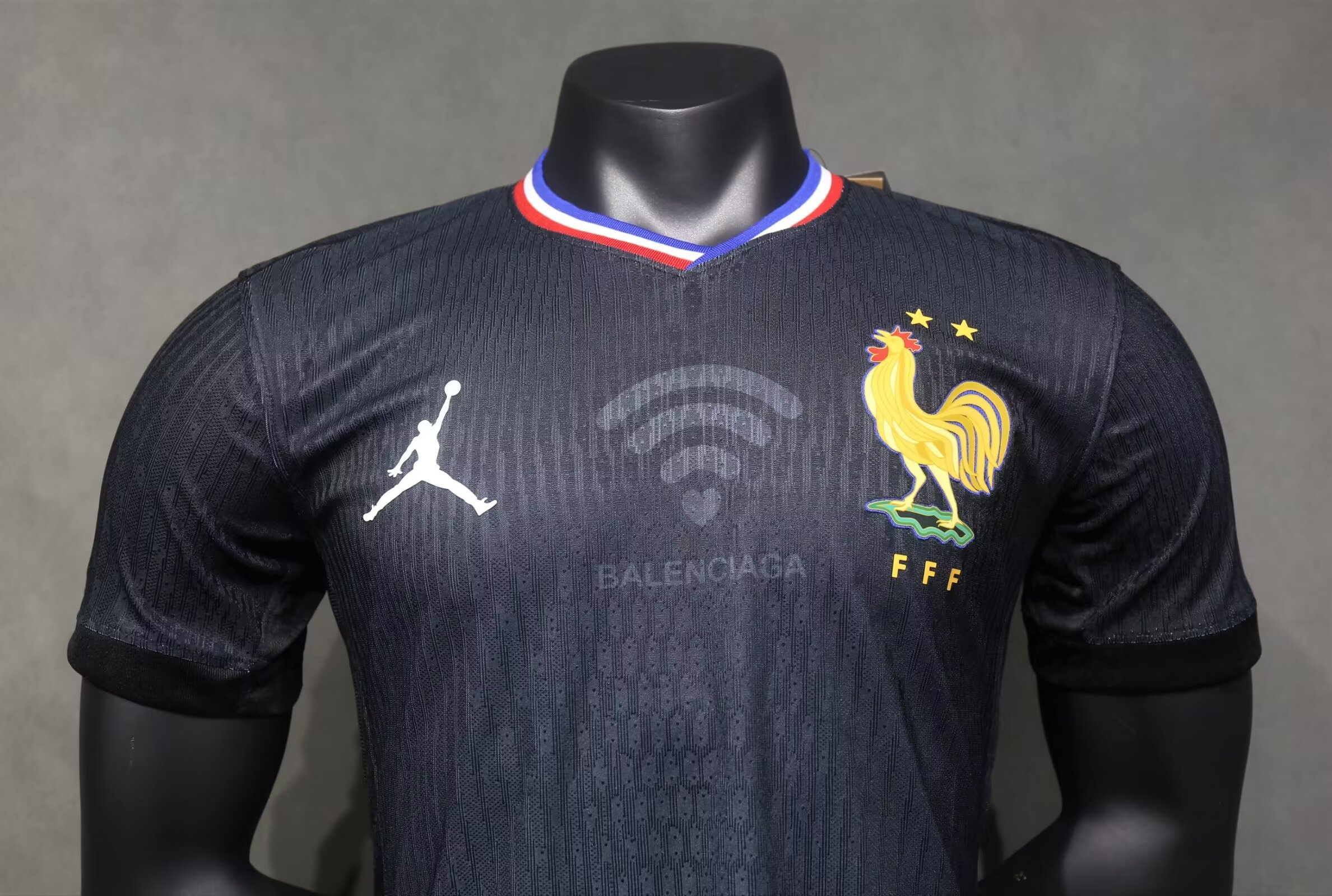 2024/25 France Player Edition Black Co-branded Jersey