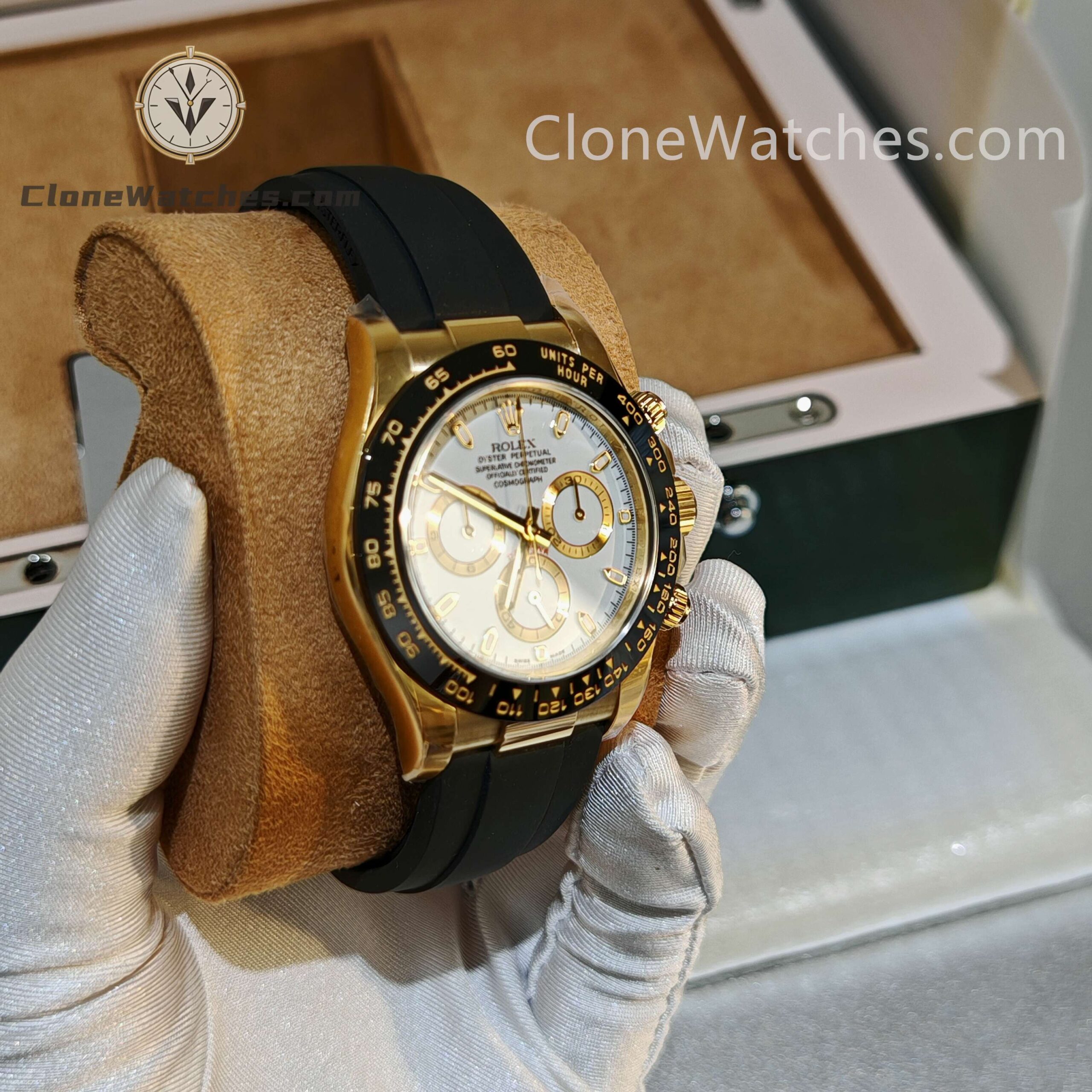 Rolex Super Clone Watches 1:1 Daytona M116518LN-0041 4130 Movement