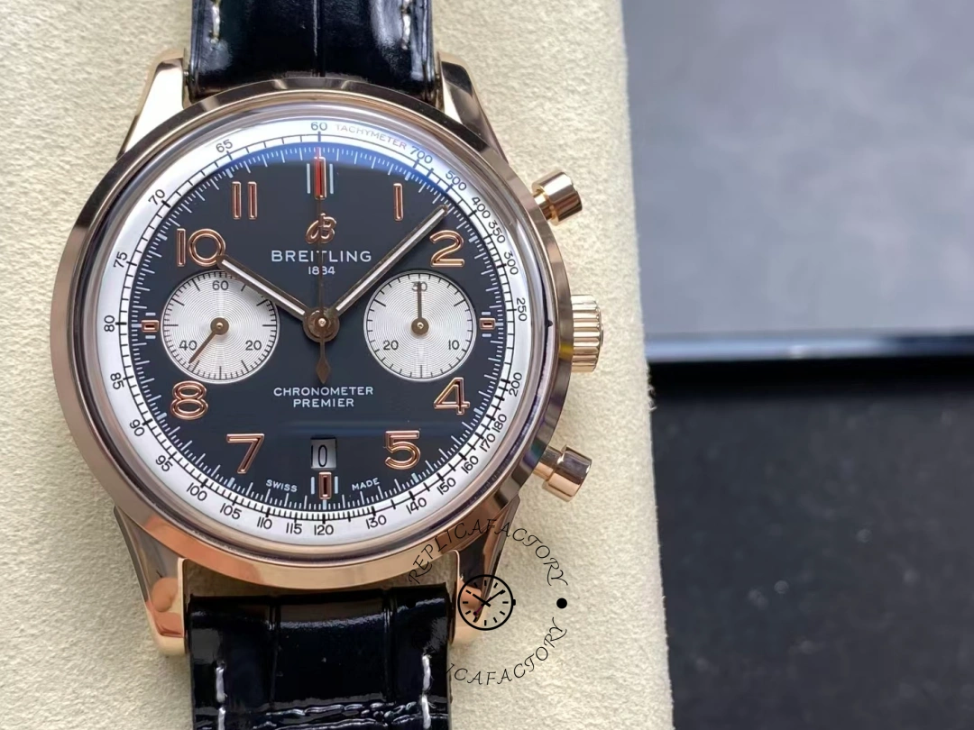 Breitling Premier B01 Rose Gold AB0118A21B1X1 Replica