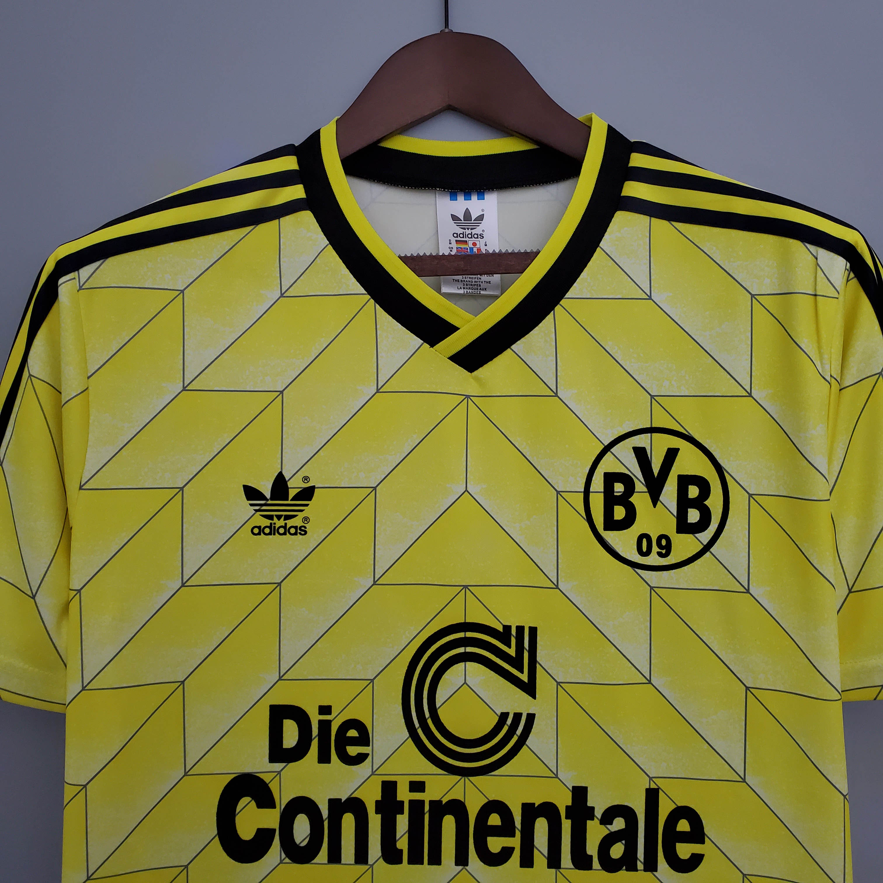 1988/1989 Retro Dortmund Home Football Shirt-Fans