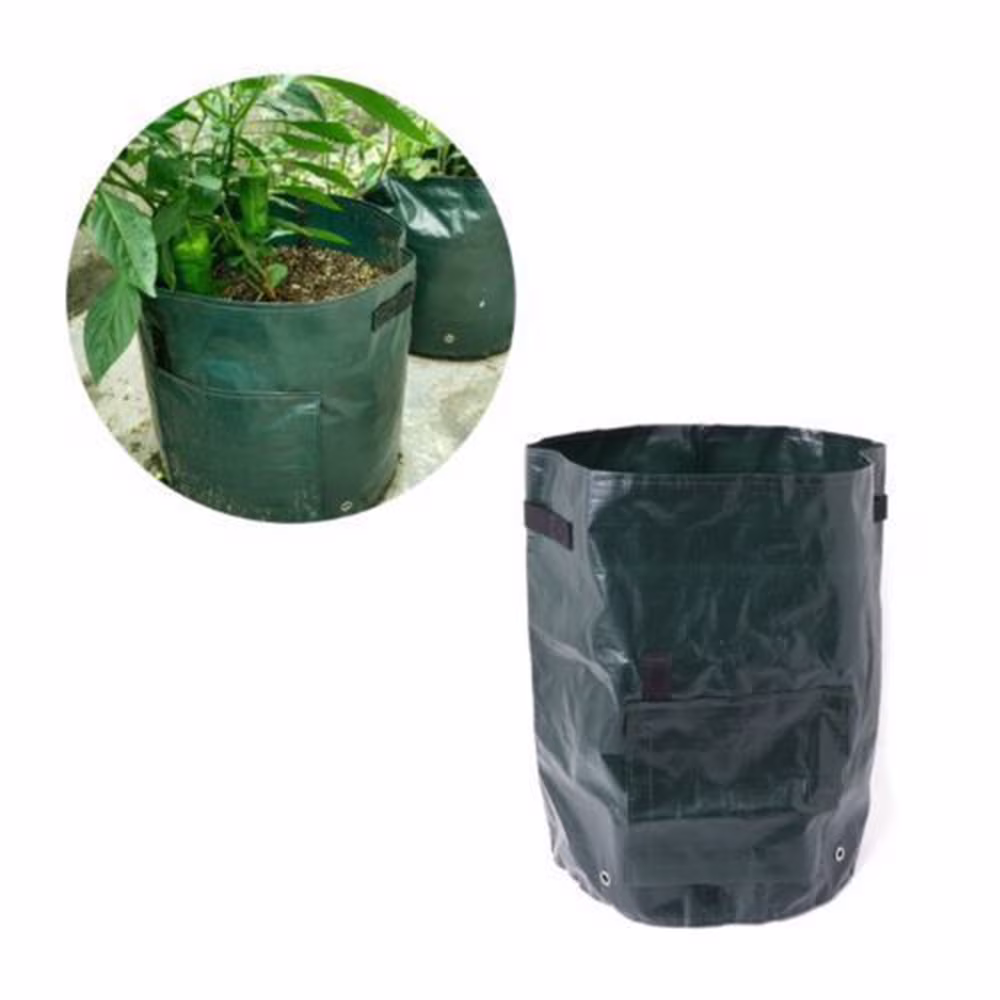 Hvmvliv Potato Grow Bag Heavy Duty PE Fabric Fruit Planter Pot with Side Window