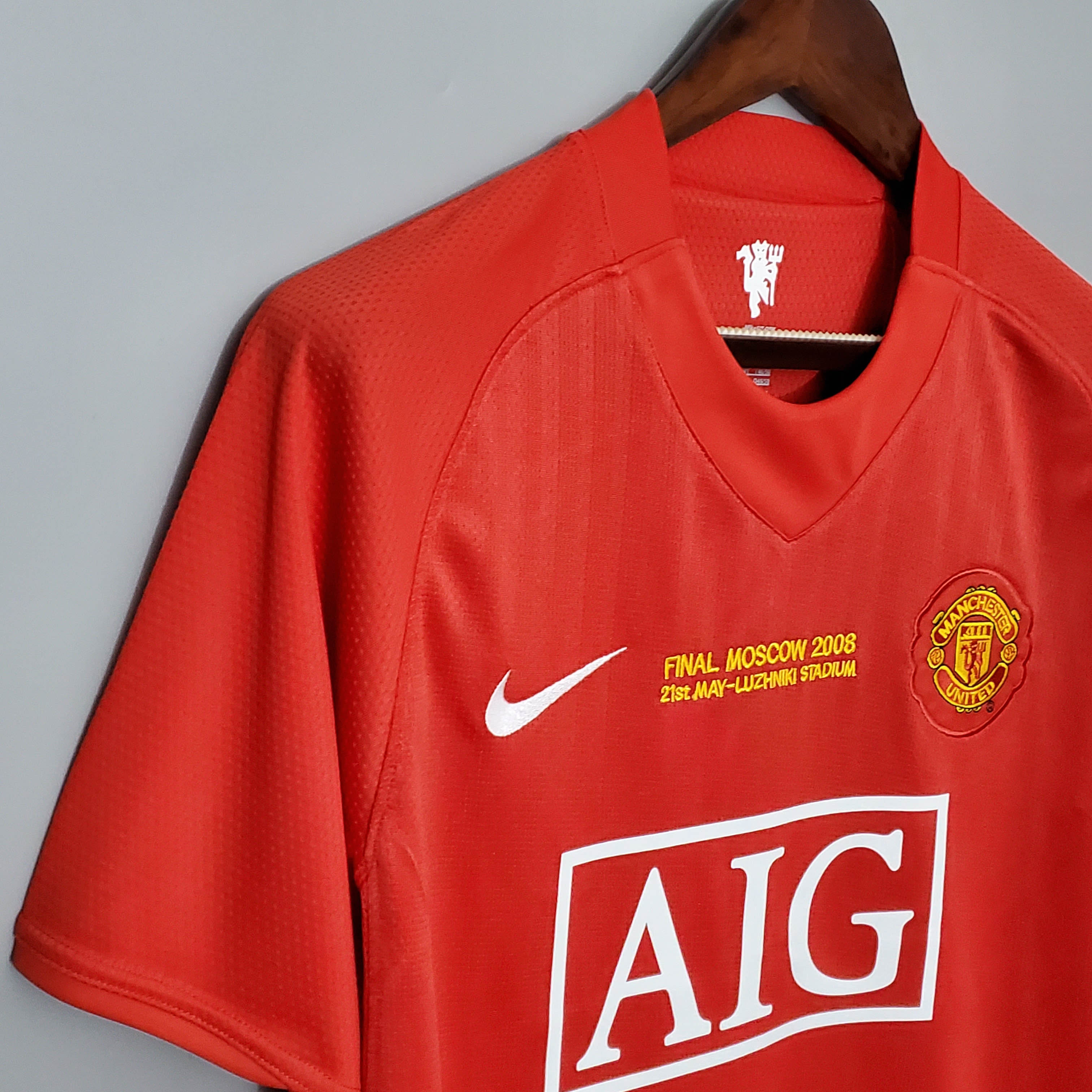 2007/08 Manchester United Home Retro Shirt - Champions League Edition - Fans Edition