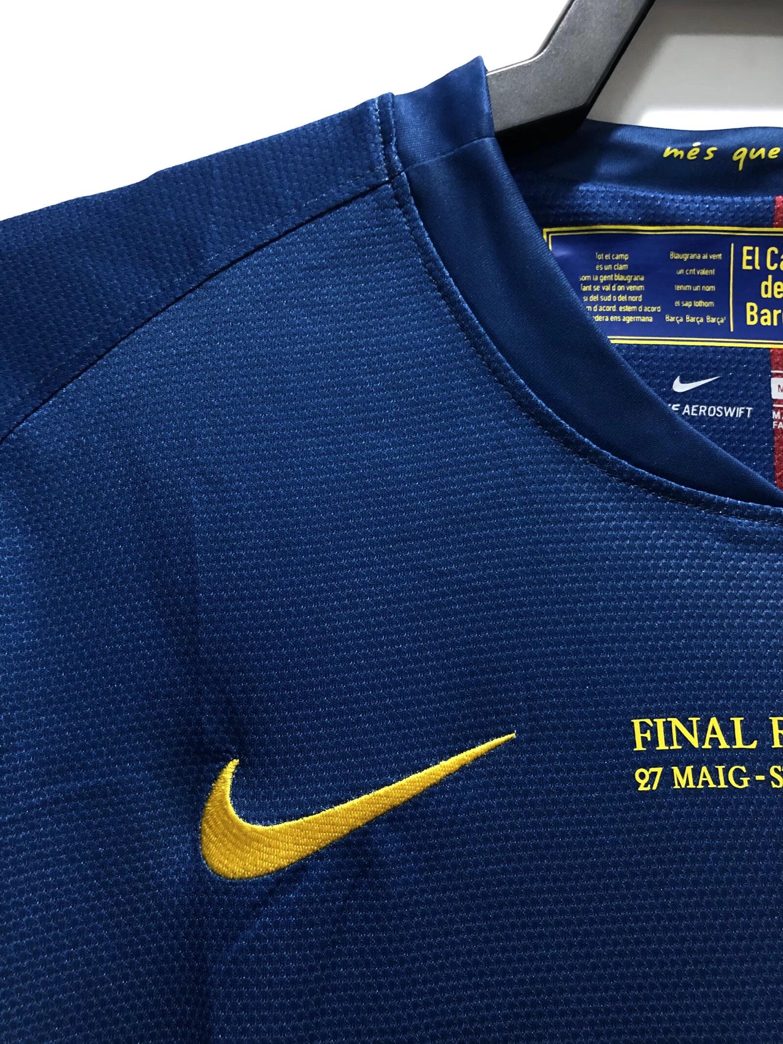 2008/09 Barcelona Home Long Sleeve Jersey Champions League Edition-Fans