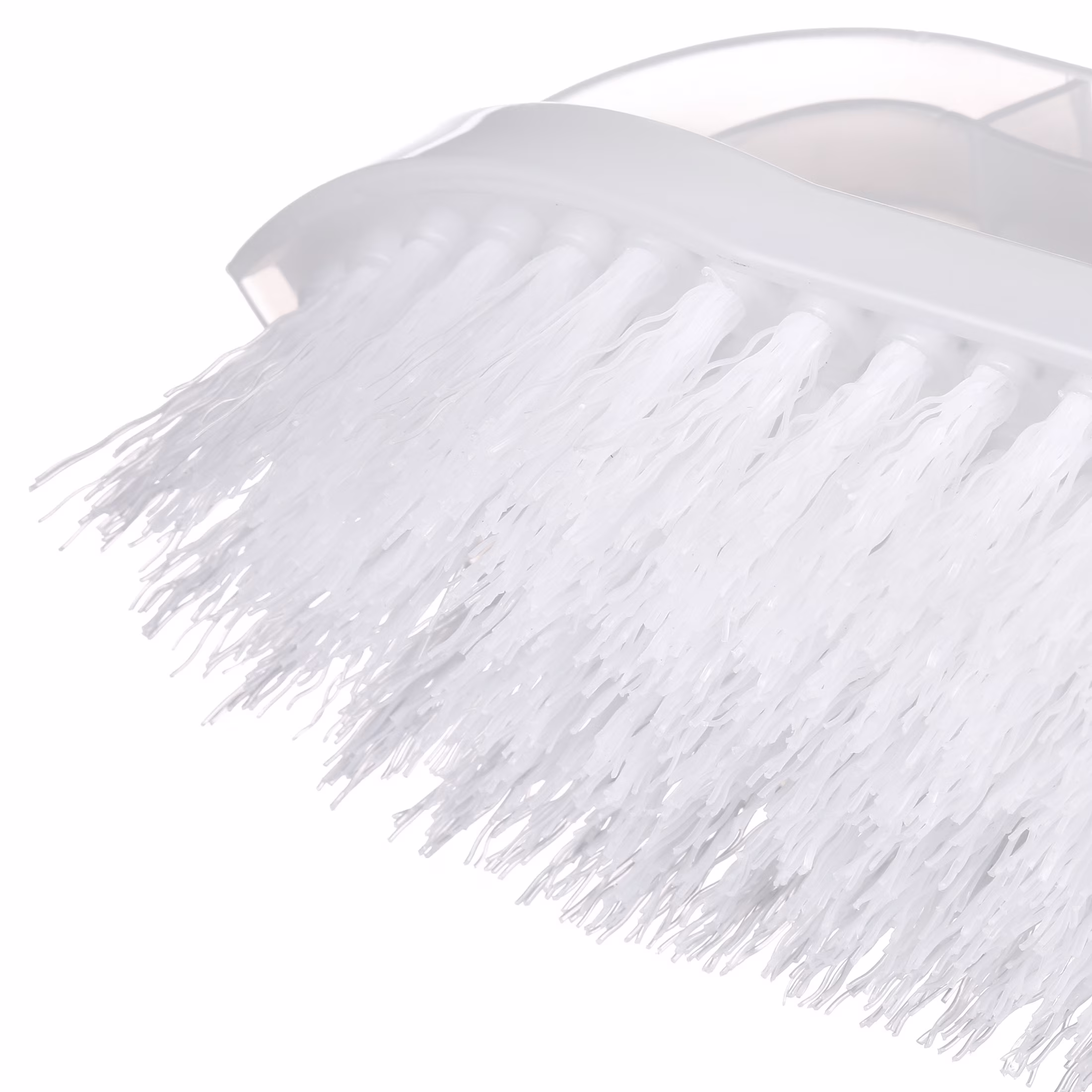 Great Value Iron Handle Multi-Purpose Cleaning Scrub Brush, White, 1 Count