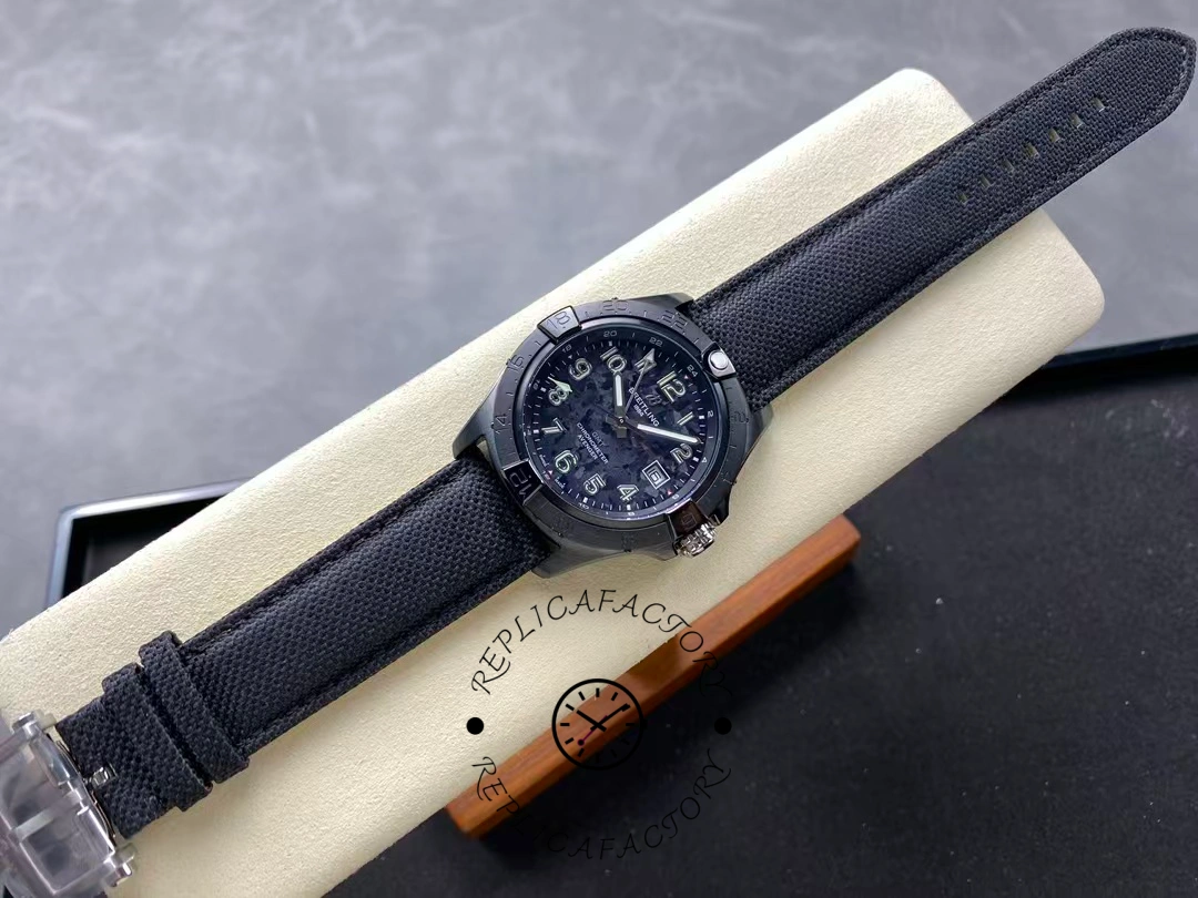 Breitling Avenger Automatic GMT Black Strap S32320101B1X1 Replica