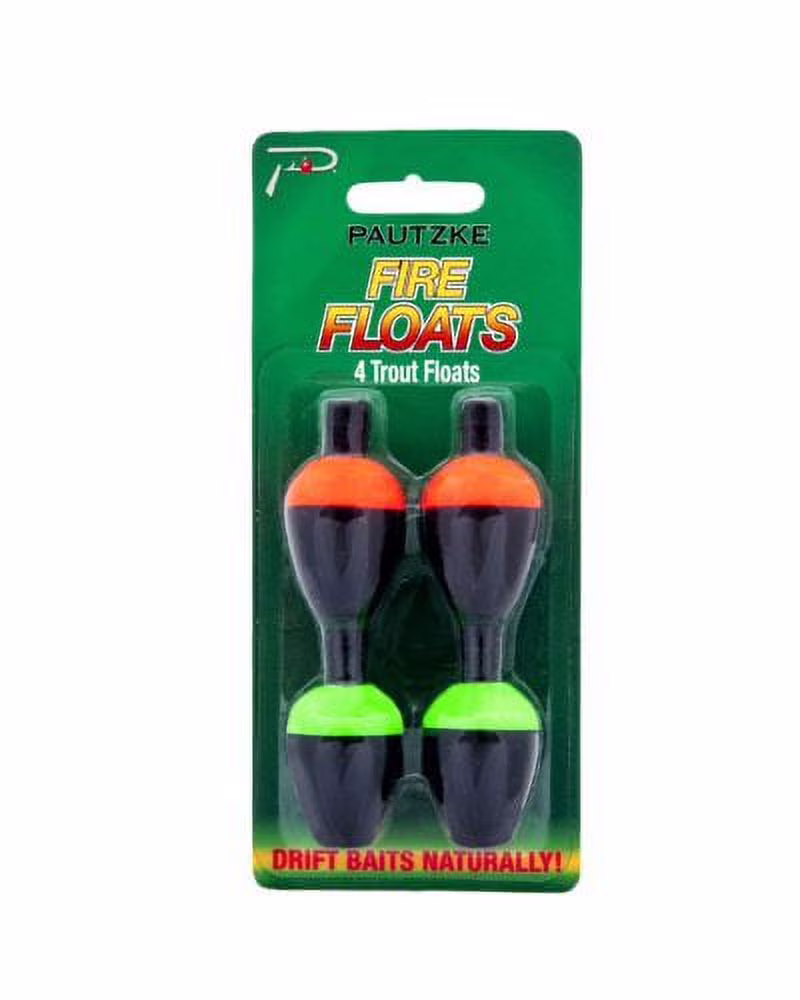Pautzke Fire Fishing Floats High-Visibility 4-Pack