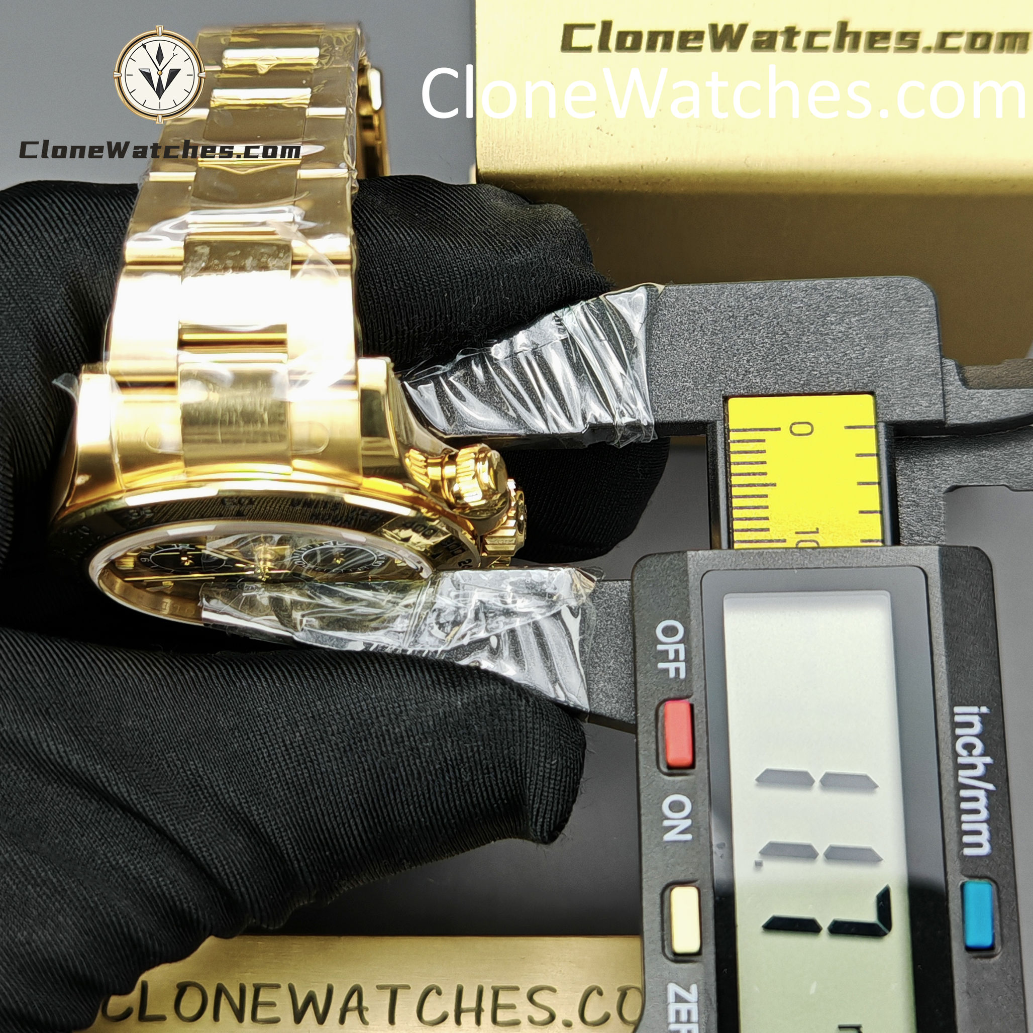 Rolex Super Clone Watches 1:1 Daytona 18K Gold M126508-0006 4131 Movement
