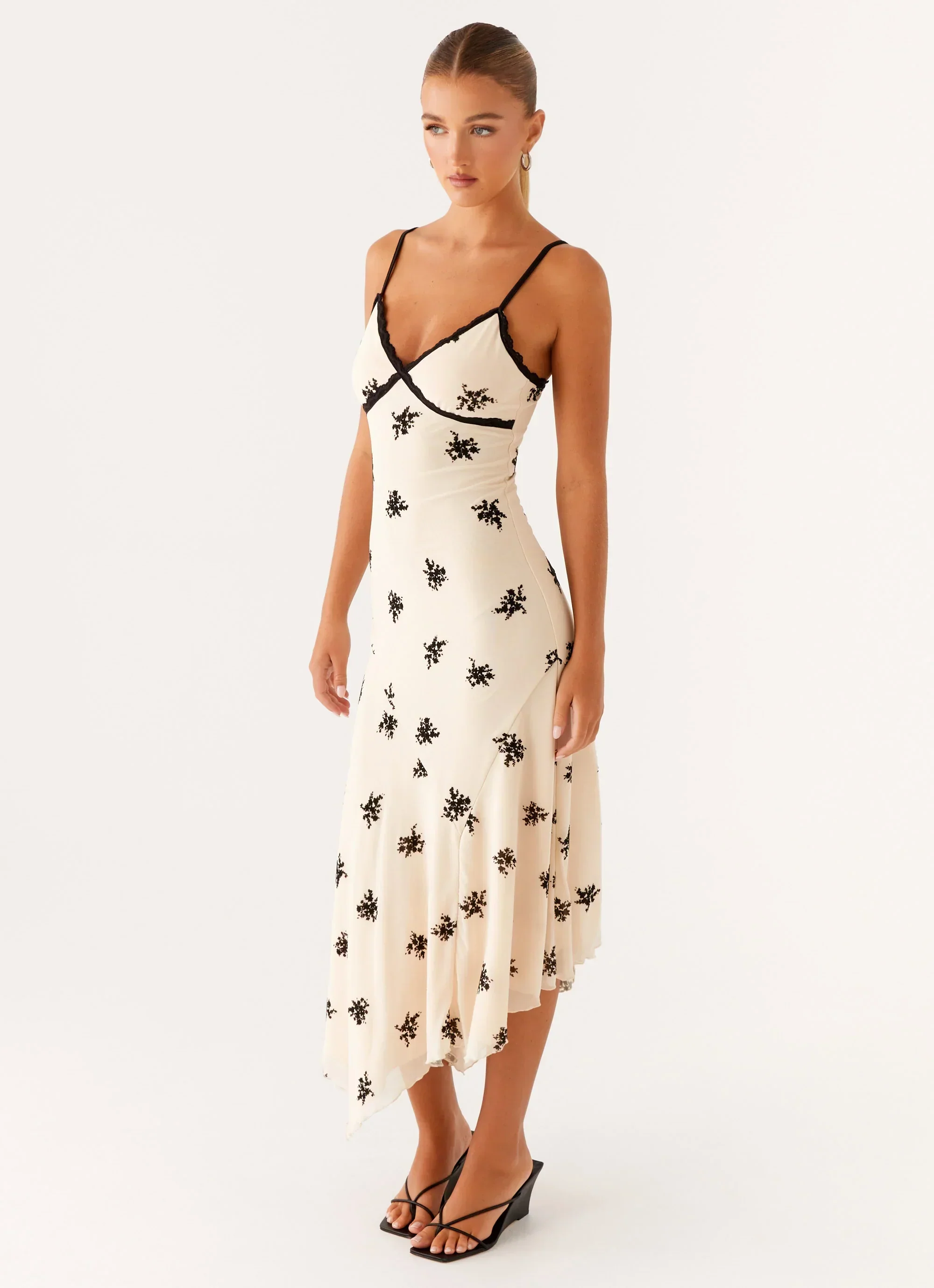 Amelia Midi Dress - Nude