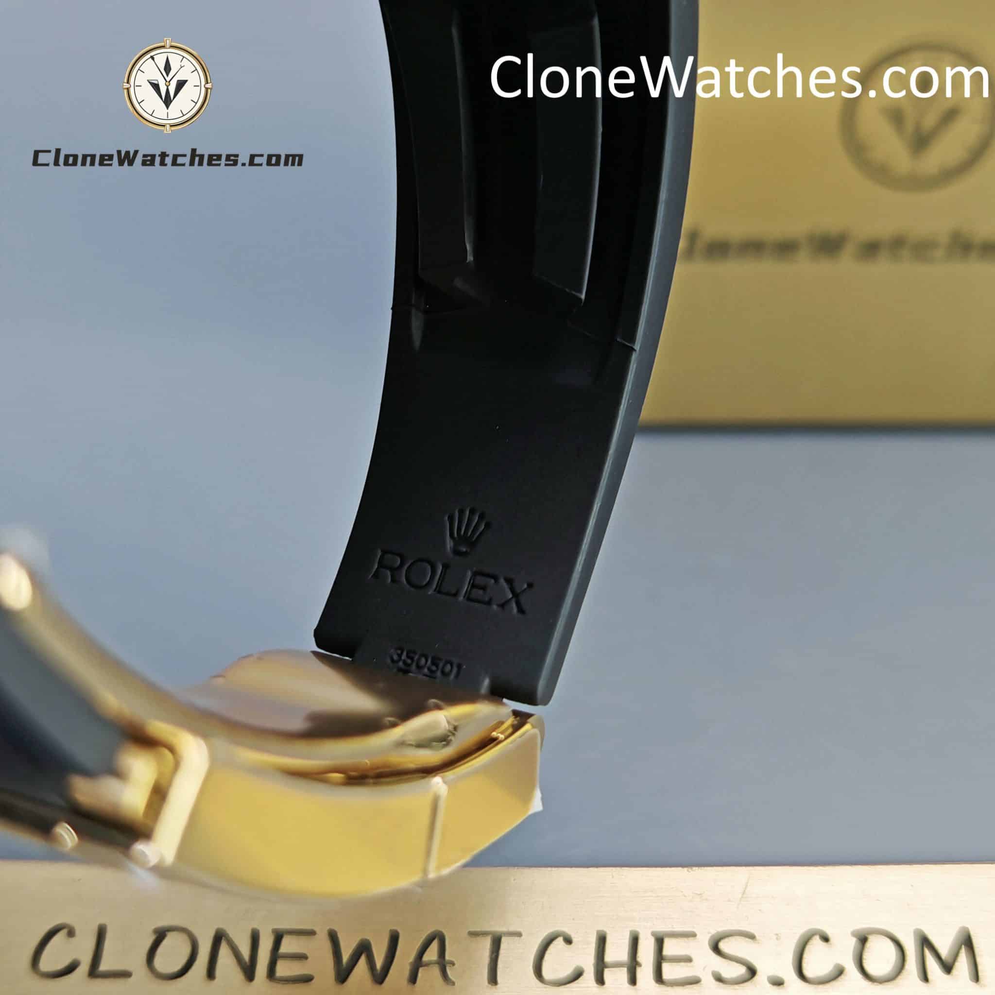 Rolex Super Clone Watches 1:1 Daytona 18K Gold 116588TBR Eye of the Tiger Diamonds Dial 4130 Movement