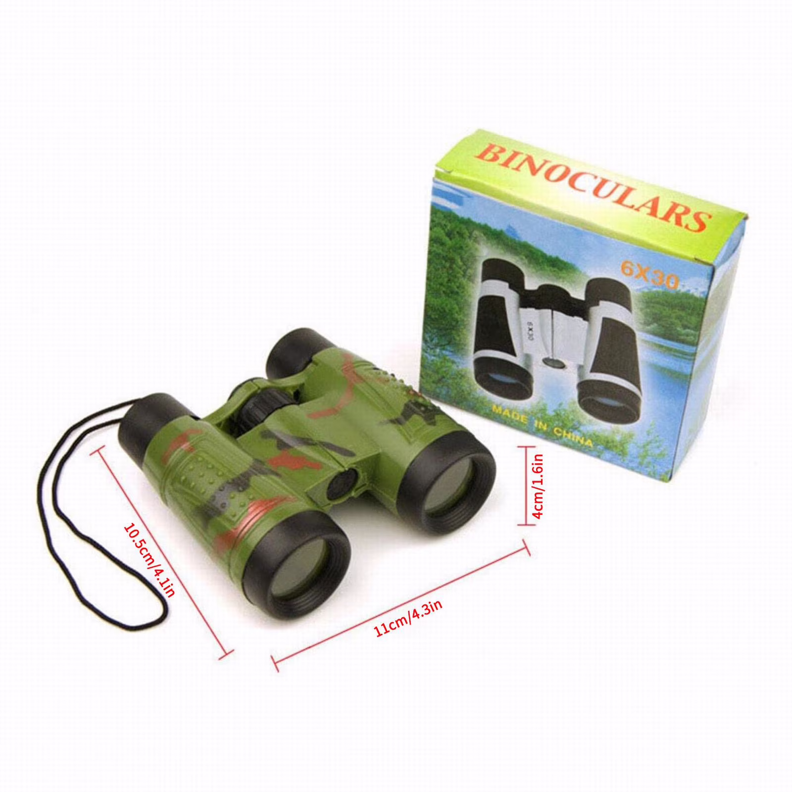 Educational Toy Binoculars for Kids - for Young Ideal for Camping and Adventure Lightweight Design with Adjustable Neck Strap Encourages Outdoor Learning and Science