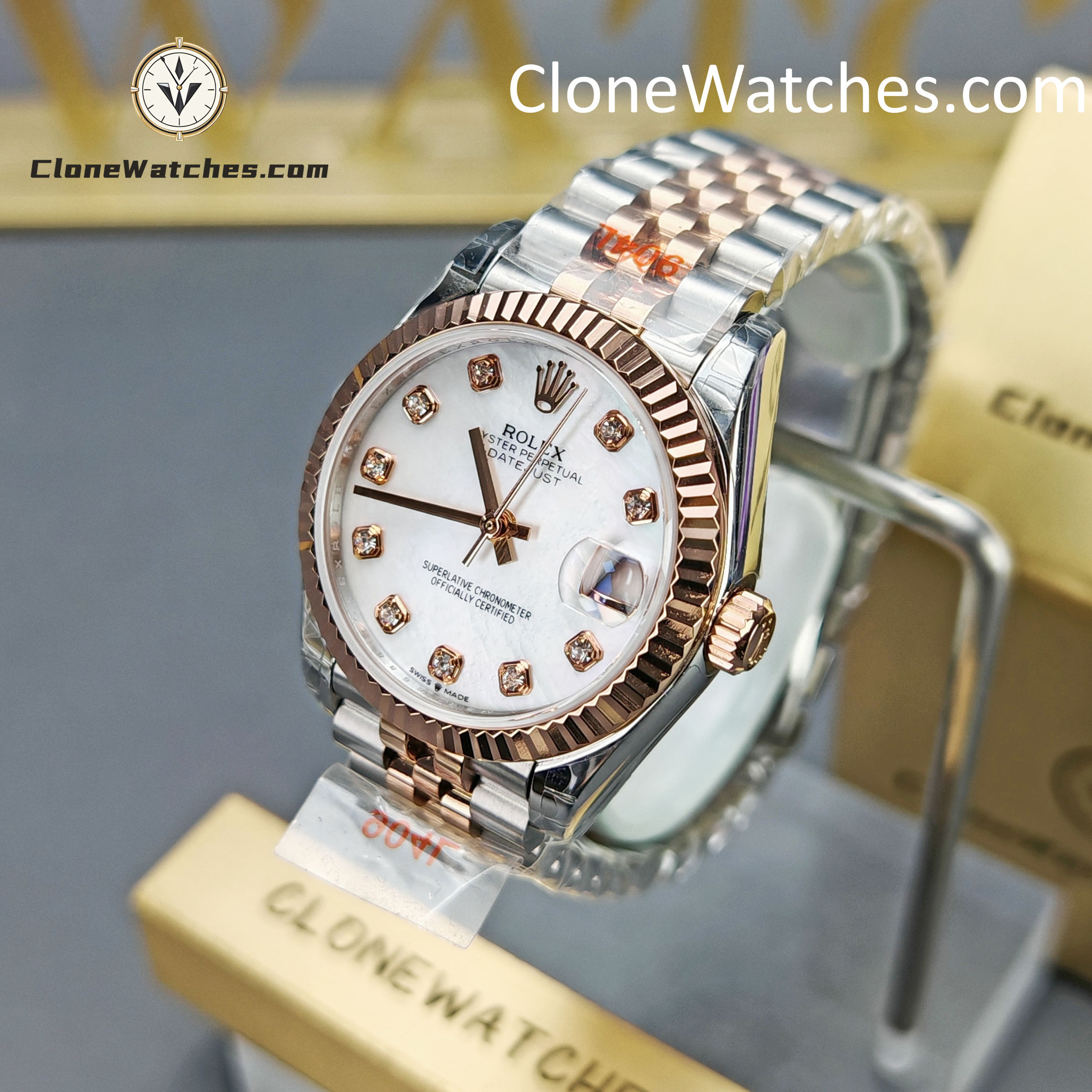 Rolex Super Clone Watches 1:1 DateJust m278271-0026 Jubilee 31MM 2236 Movement