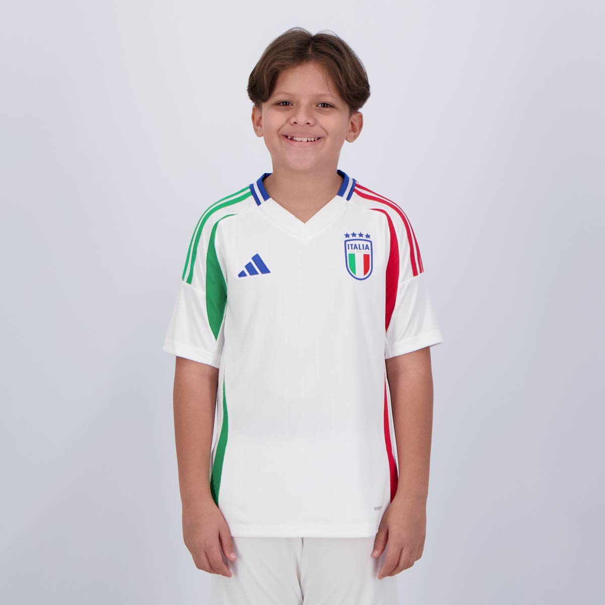Camisa Adidas Itália Away 2024 Juvenil