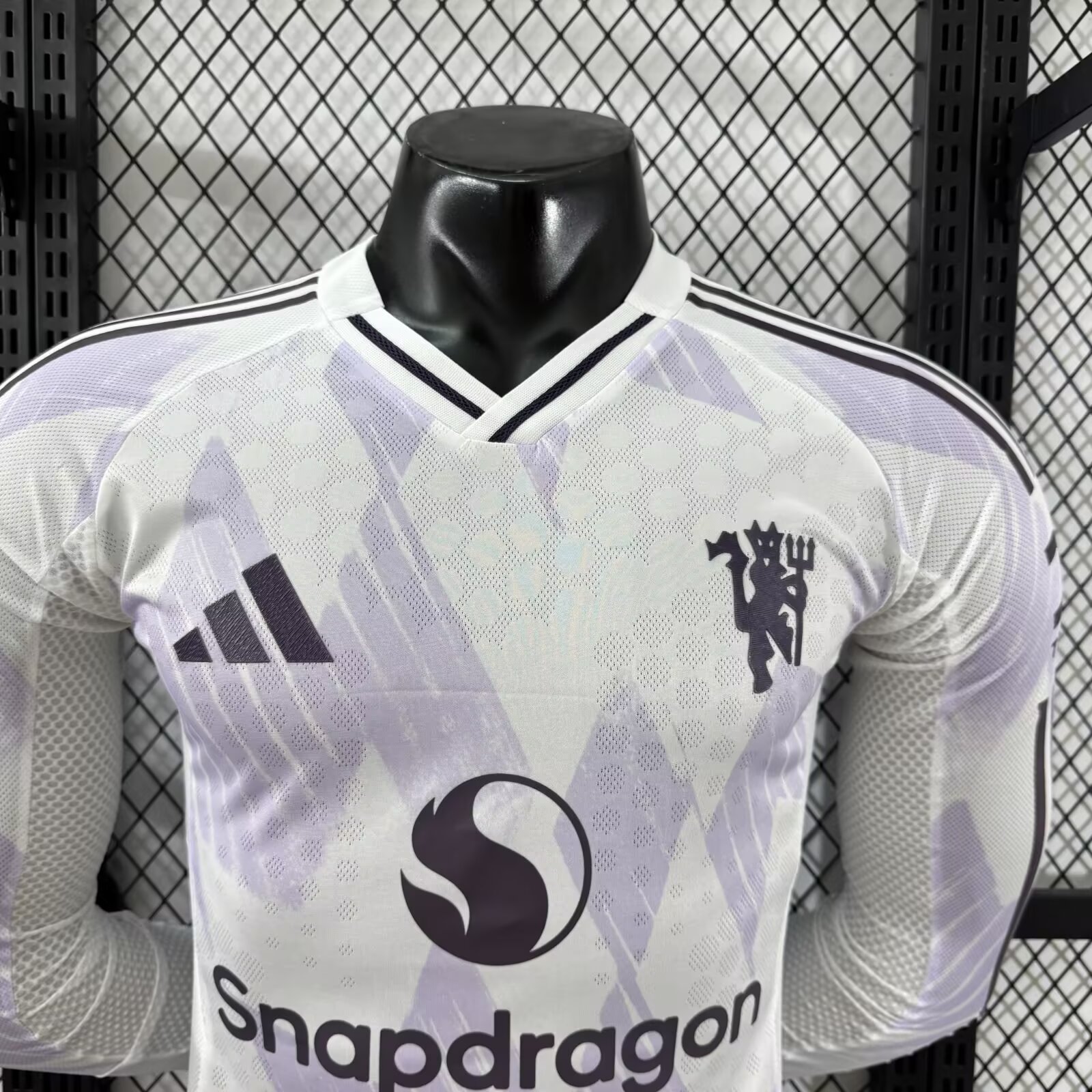 2025-26 Manchester United Away Long Sleeve Shirt - Player Edition