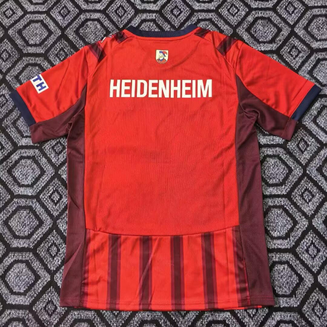 2025-26 1. FC Heidenheim Home Kit - Short Sleeve Fans Edition