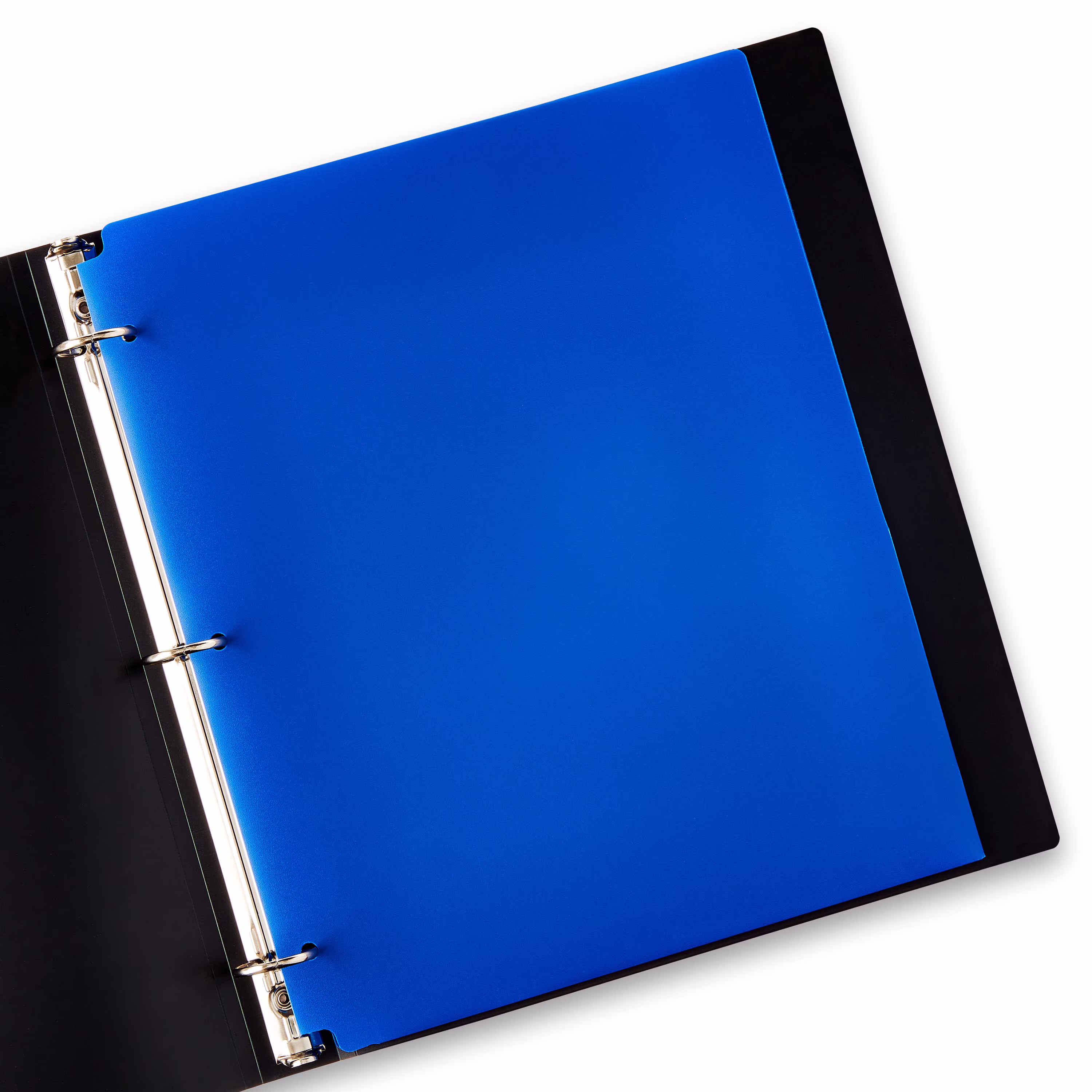 Pen+Gear 2-Pocket Poly Folder, 9.4 in x 11.4 in, Blue
