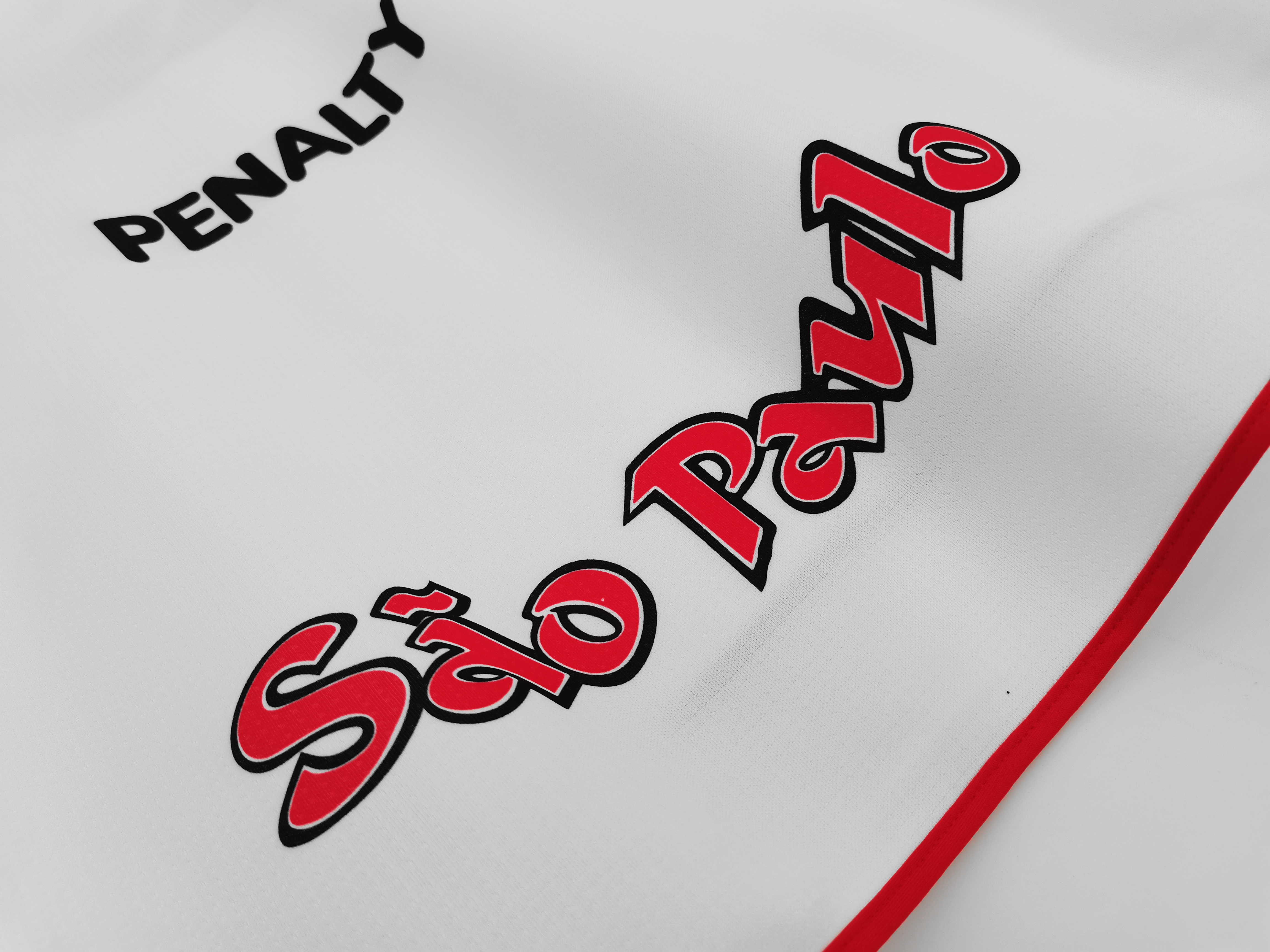 2000 season Sao Paulo home retro jersey round neck-Fans