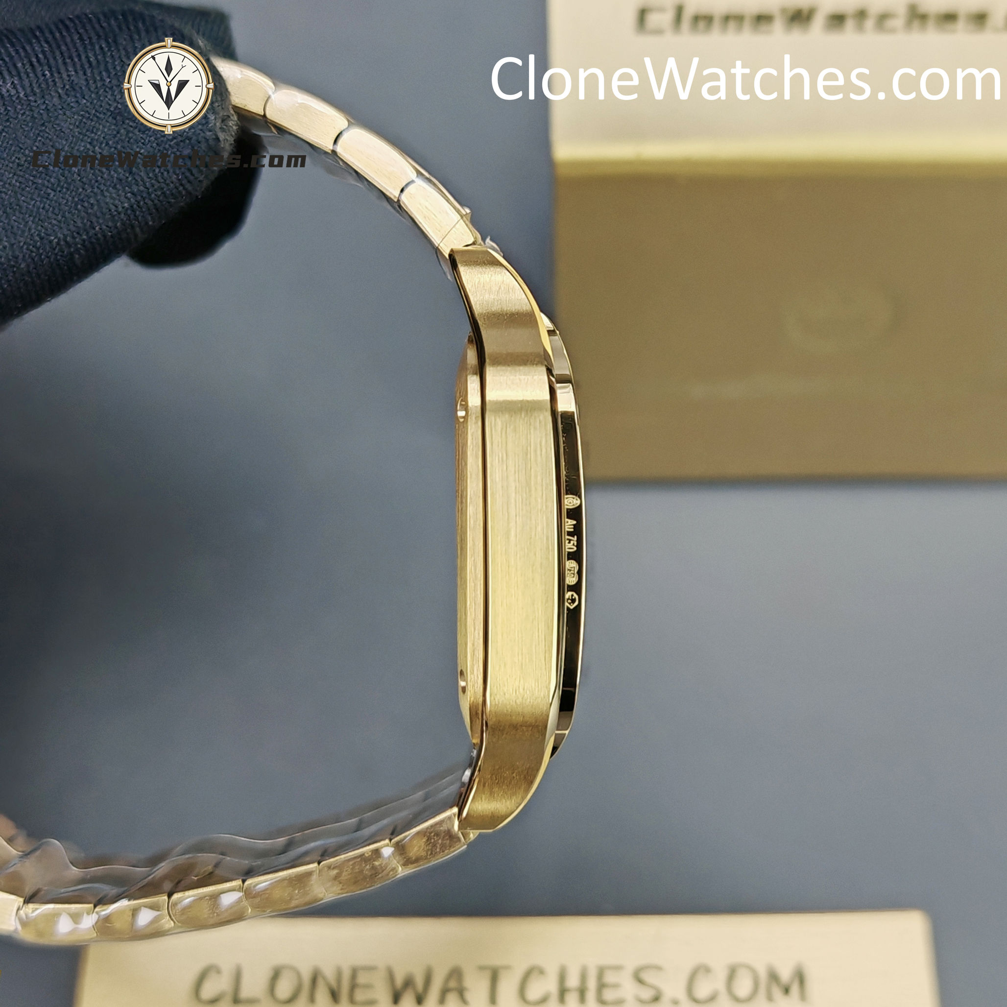 Cartier Super Clone Watches 1:1 Santos White Dial 35.1MM WGSA0030
