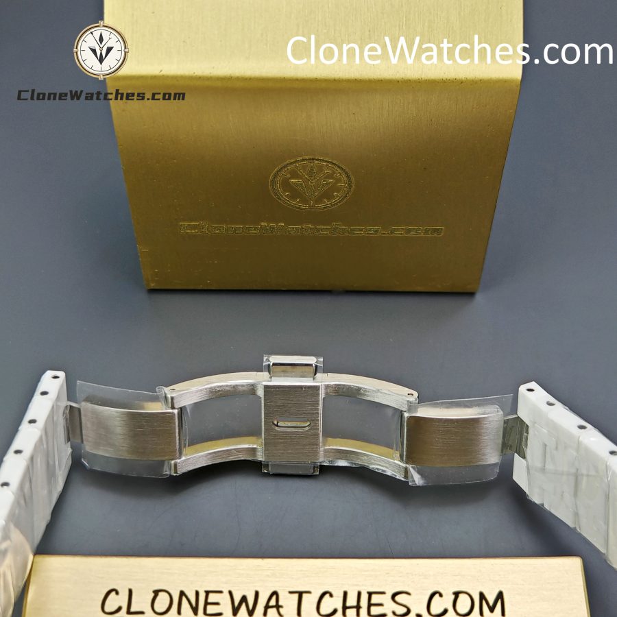 Audemars Piguet Super Clone Watches 1:1 Royal Oak White Ceramic 15500 White Dial 41MM