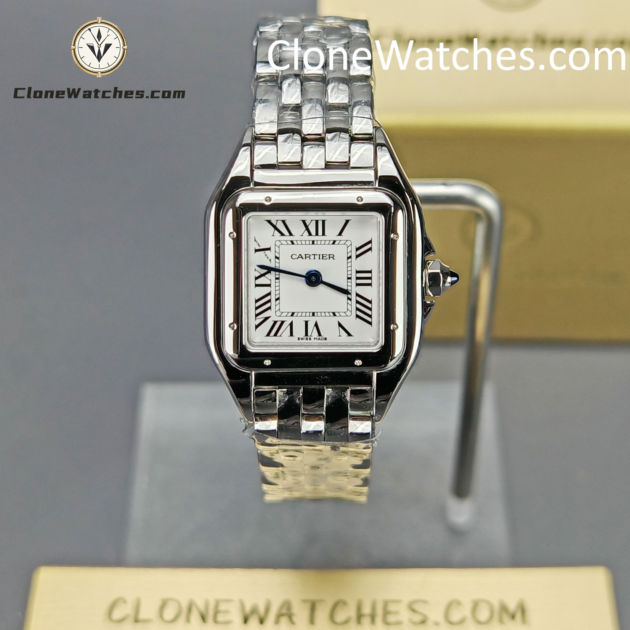 Cartier Super Clone Watches 1:1 PANTHÈRE DE CARTIER White Dial 22mm*30mm WSPN0006