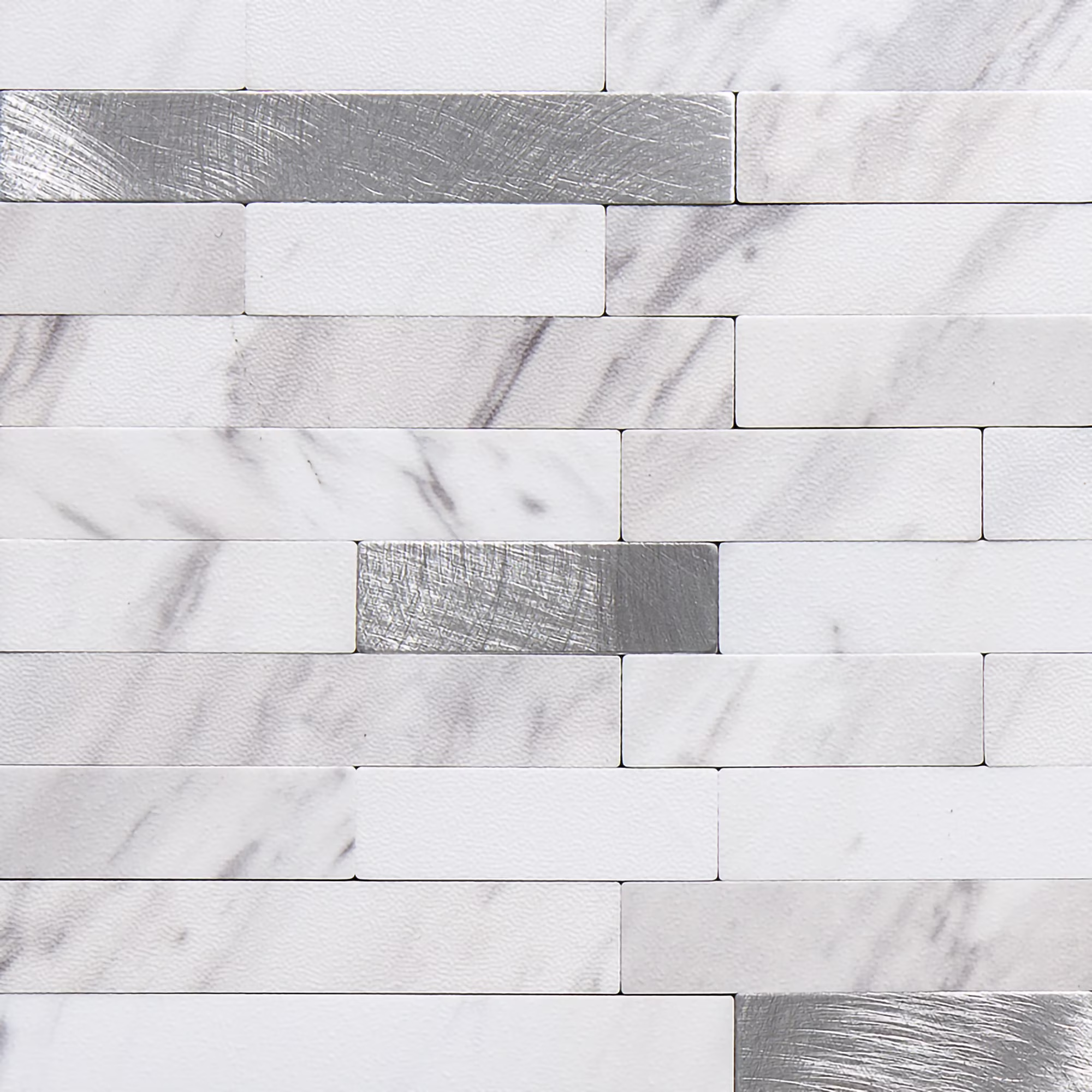Aspect Peel and Stick Collage Tile in Biscuit Sample